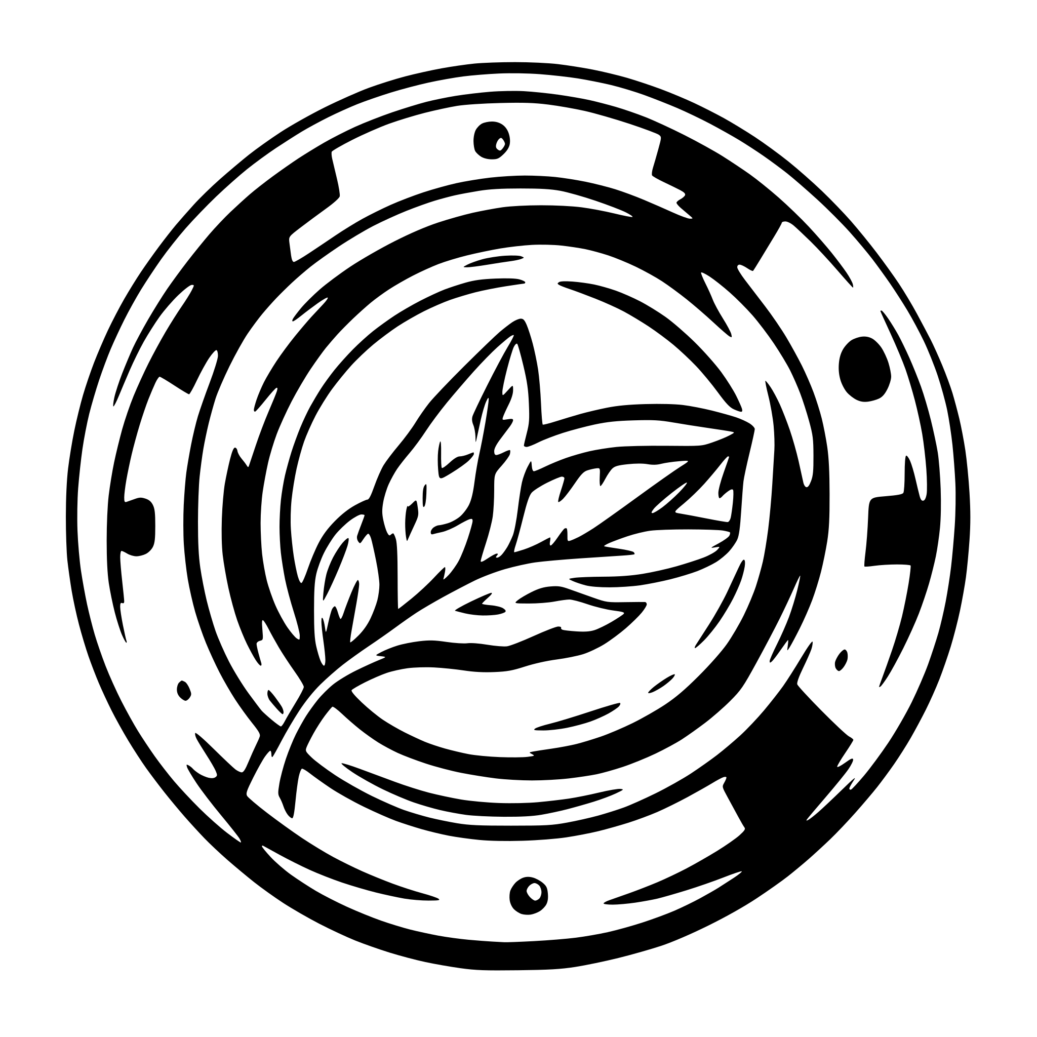AI-generated SVG of a logo for the Durham Ultimate Club - ultimate frisbee league