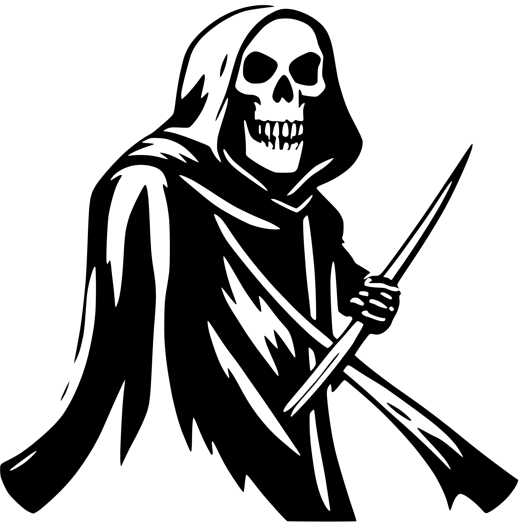 AI-generated SVG of a Reaper