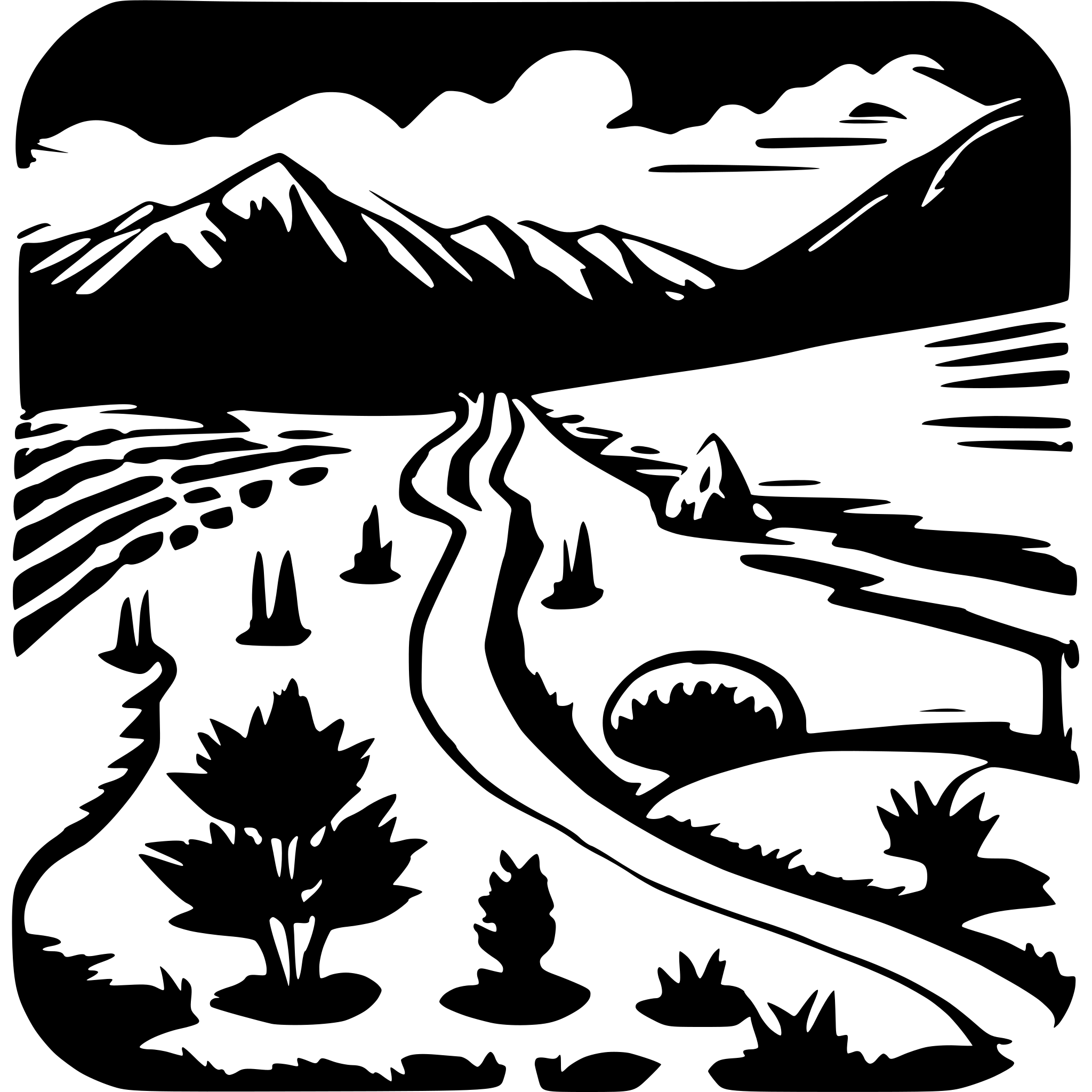 AI-generated SVG of a Use style of Kangra Pahari painting from india himachal pradesh, sun, or, sky, mountains,cannabis plants