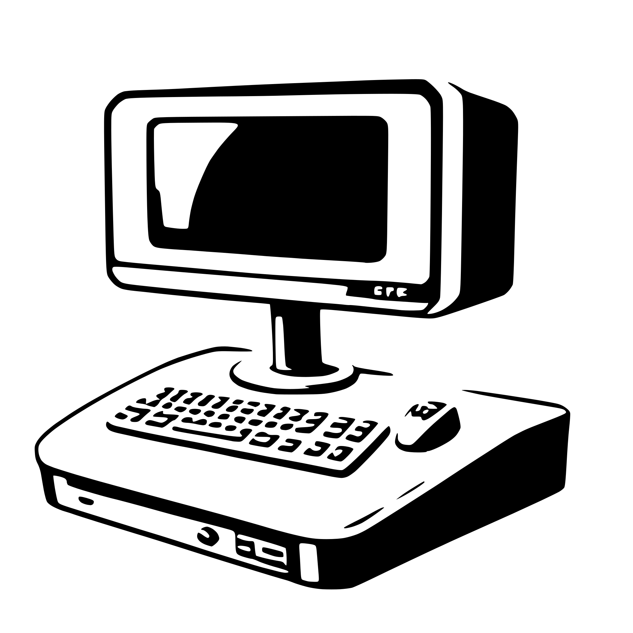 AI-generated SVG of a computer