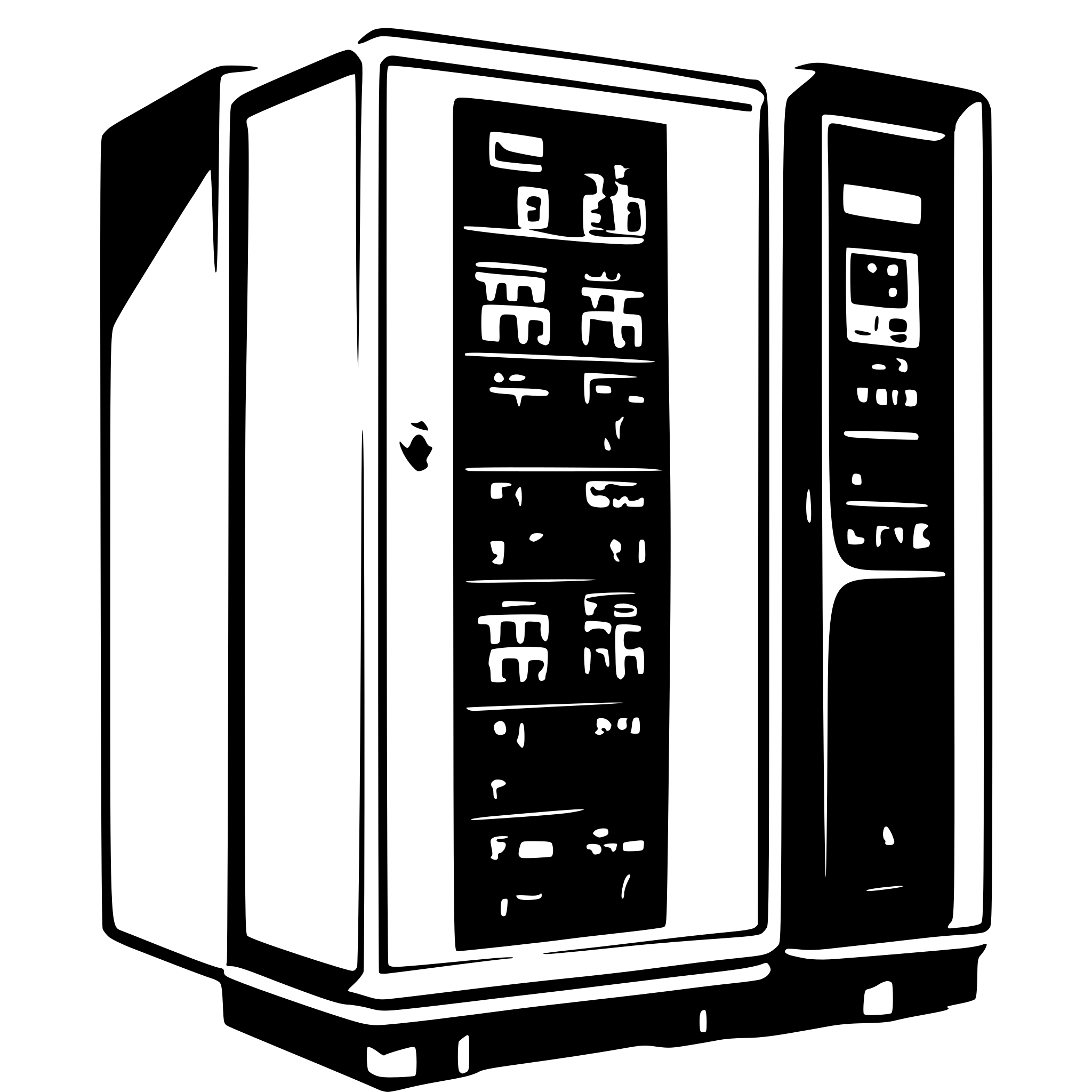 AI-generated SVG of a electrical cabinet 2d color front view