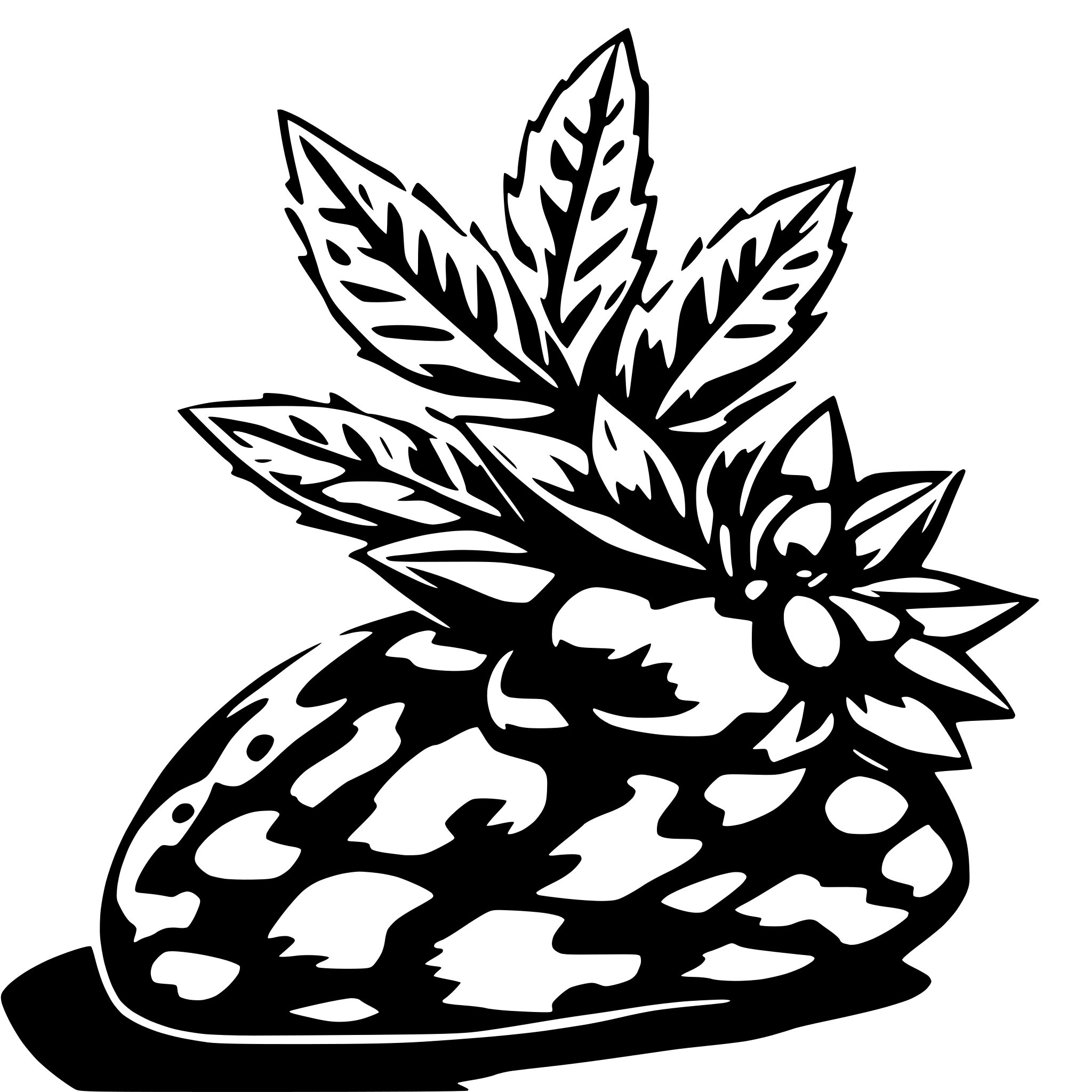 AI-generated SVG of 'mistle toe'