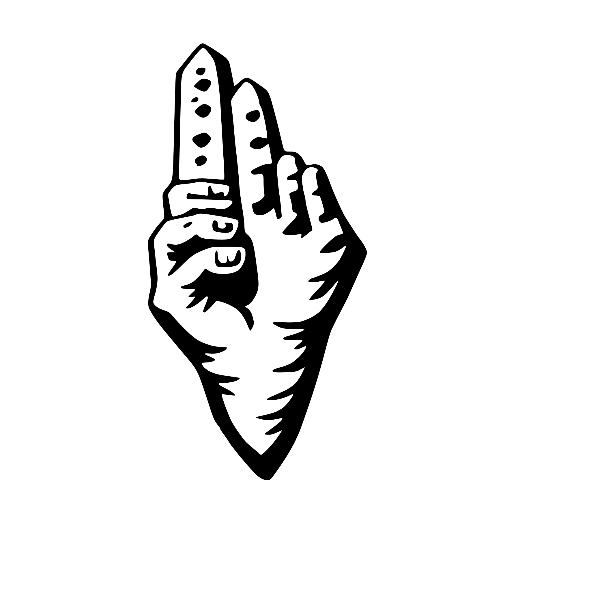 AI-generated SVG of a rock climbing grip