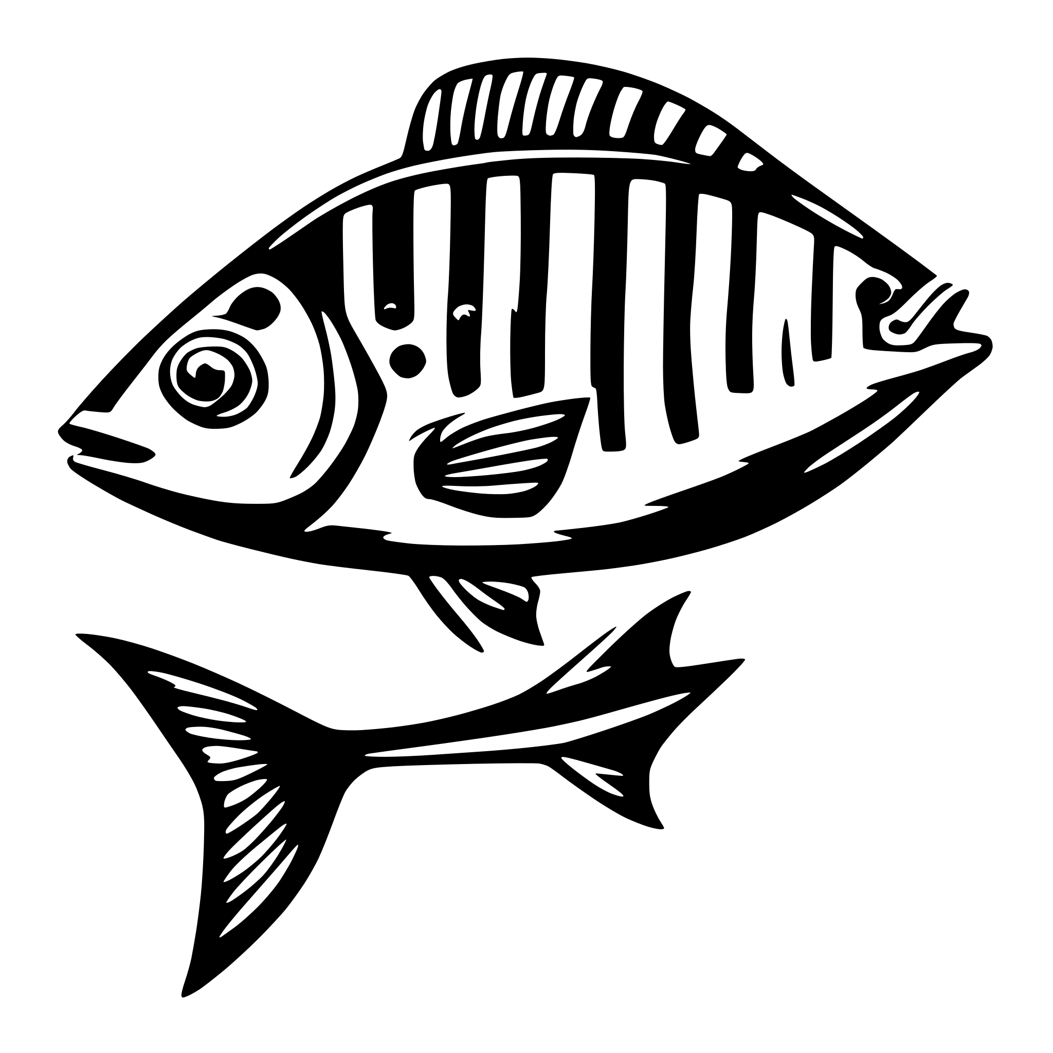 AI-generated SVG of a pesce