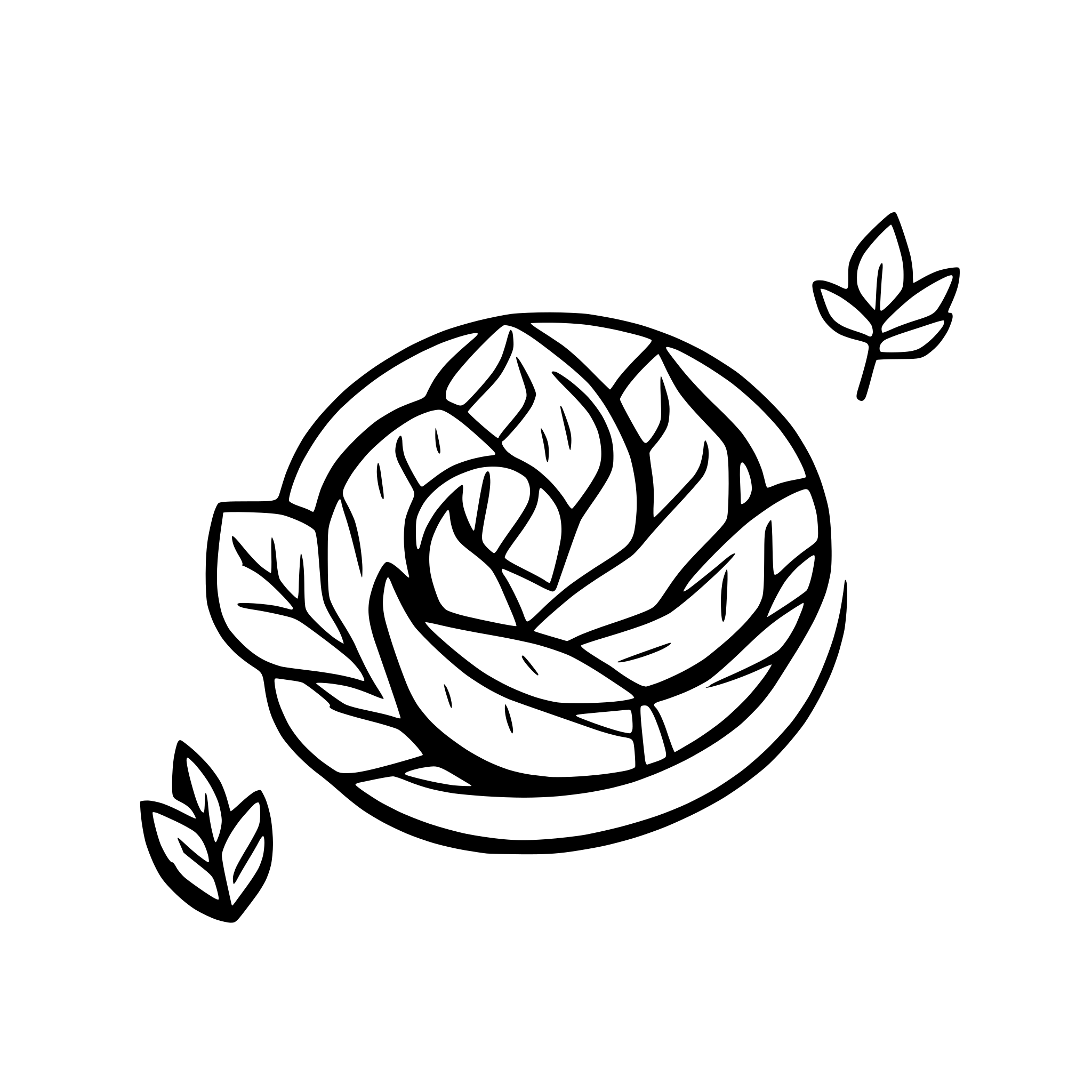 AI-generated SVG of a icon that can be used for meditation website