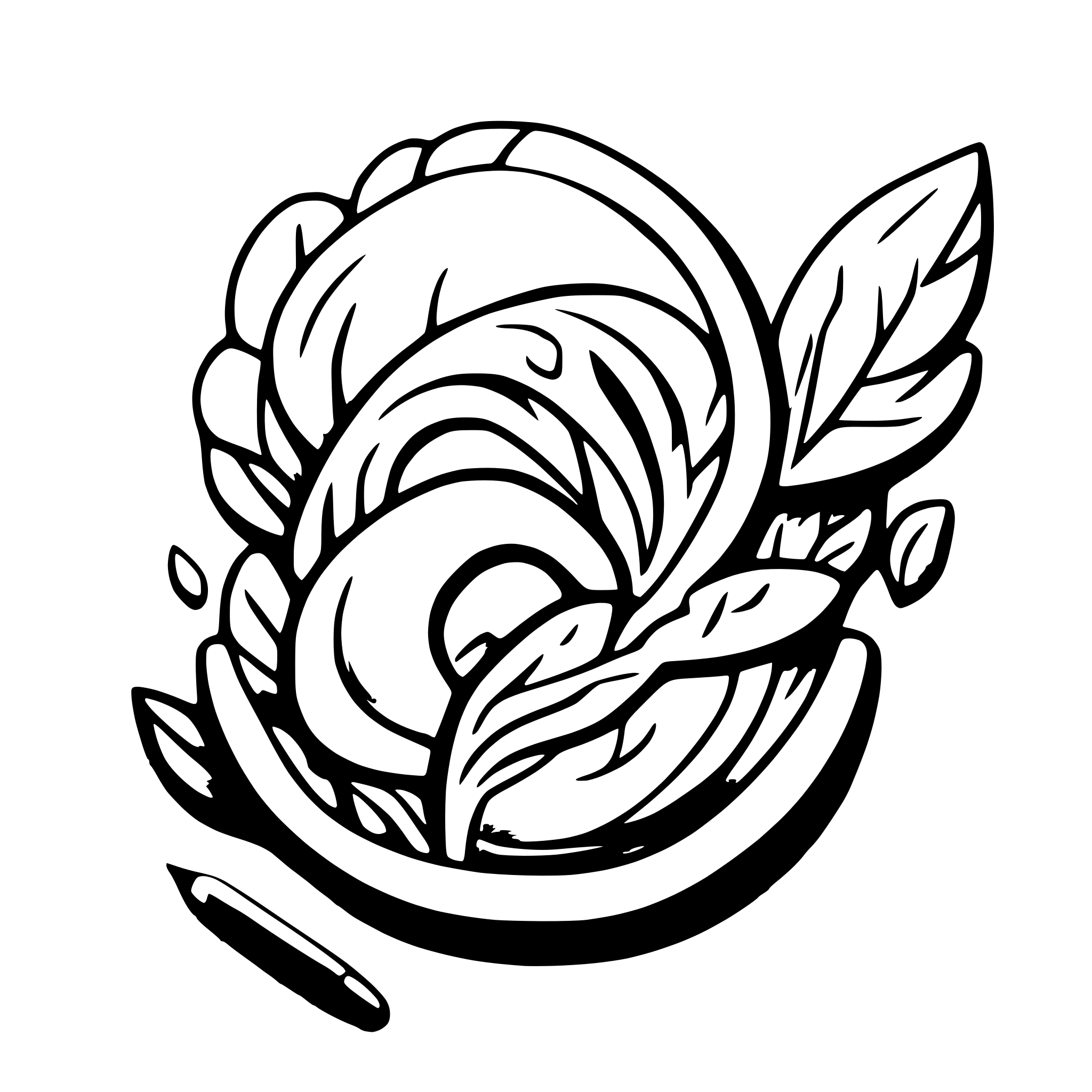 AI-generated SVG of a stonner dowg