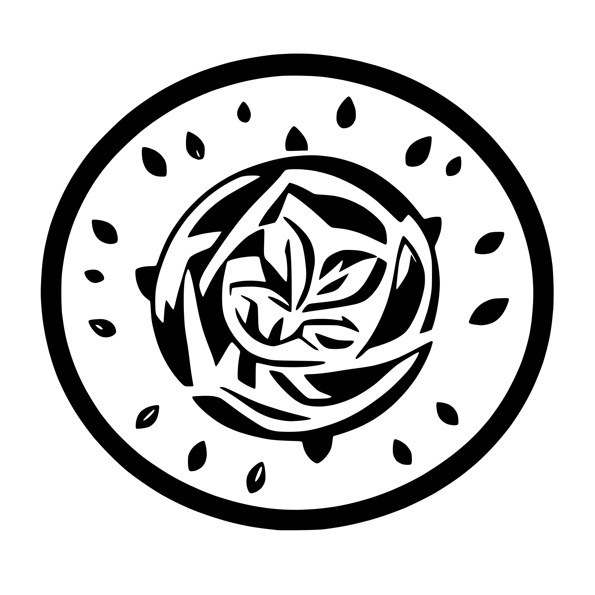 AI-generated SVG of a mandala