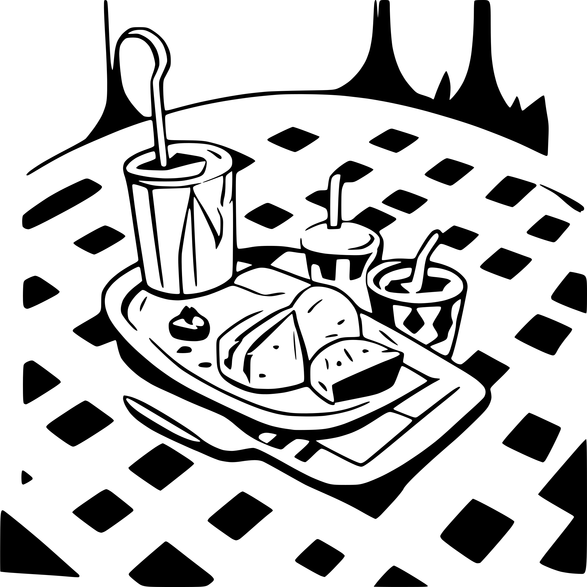 AI-generated SVG of 'picnic'