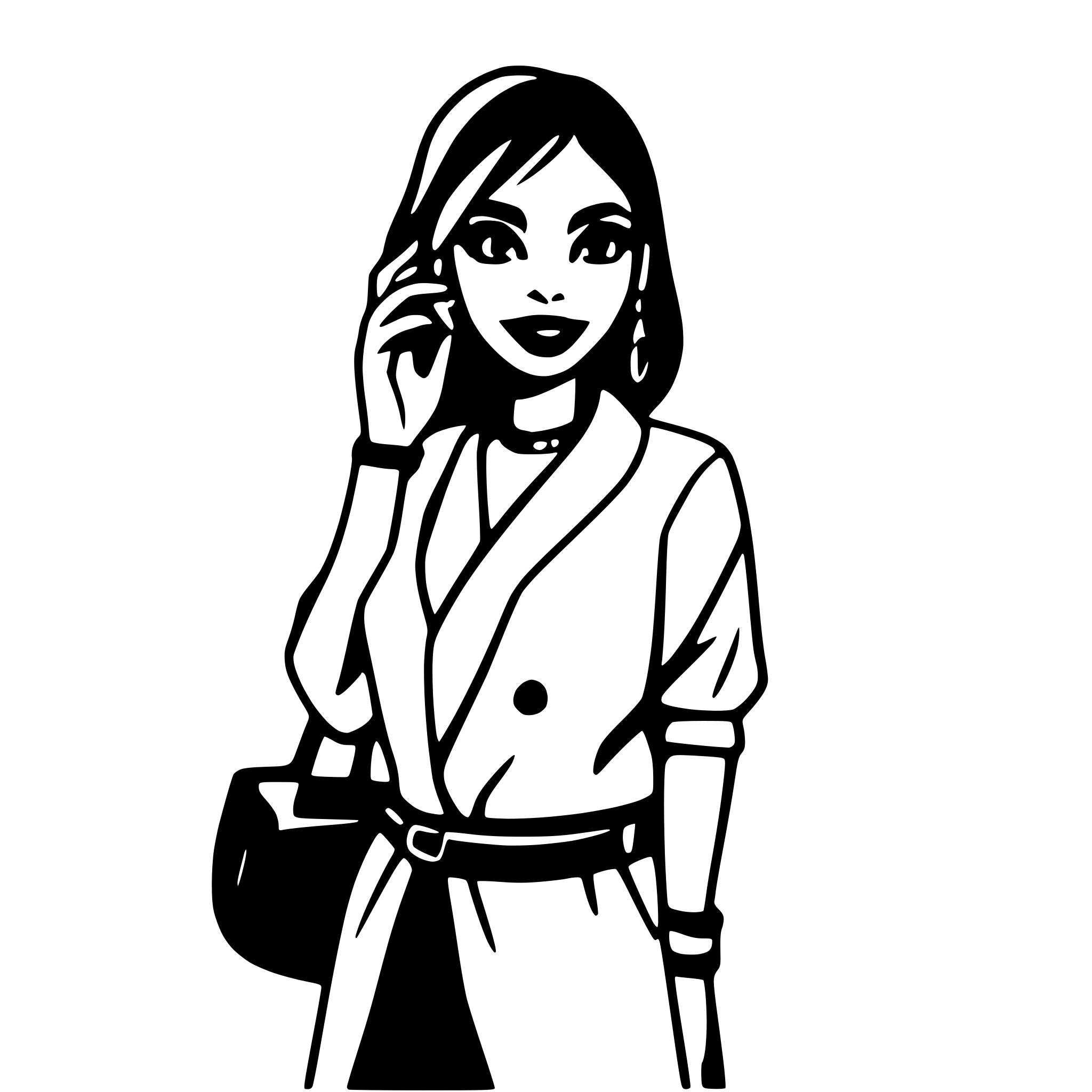AI-generated SVG of a pop art, comic-style woman of indigenous descent in date night clothes