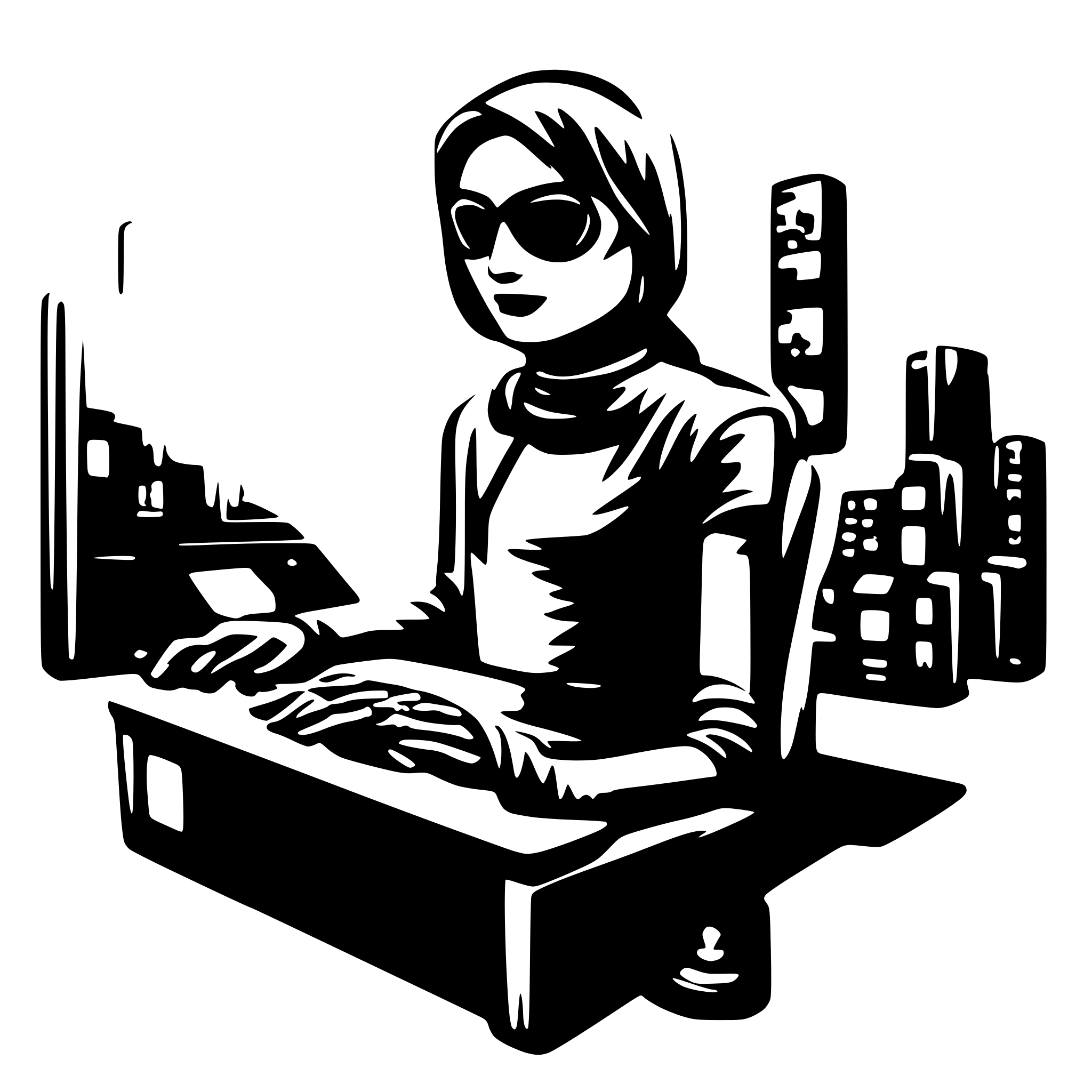 AI-generated SVG of a cybersecurity