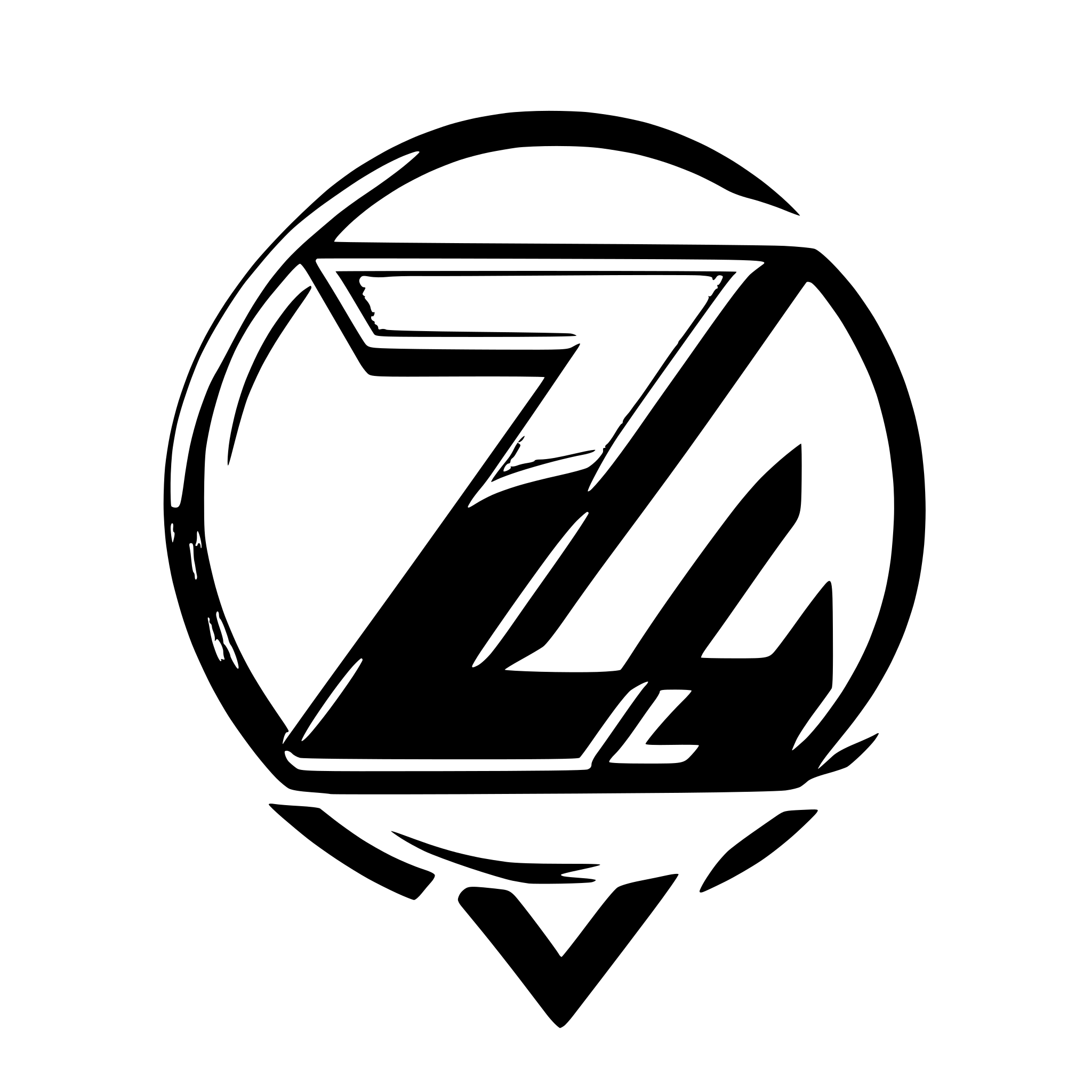 AI-generated SVG of a logo with the letters z and V in orange and blue
