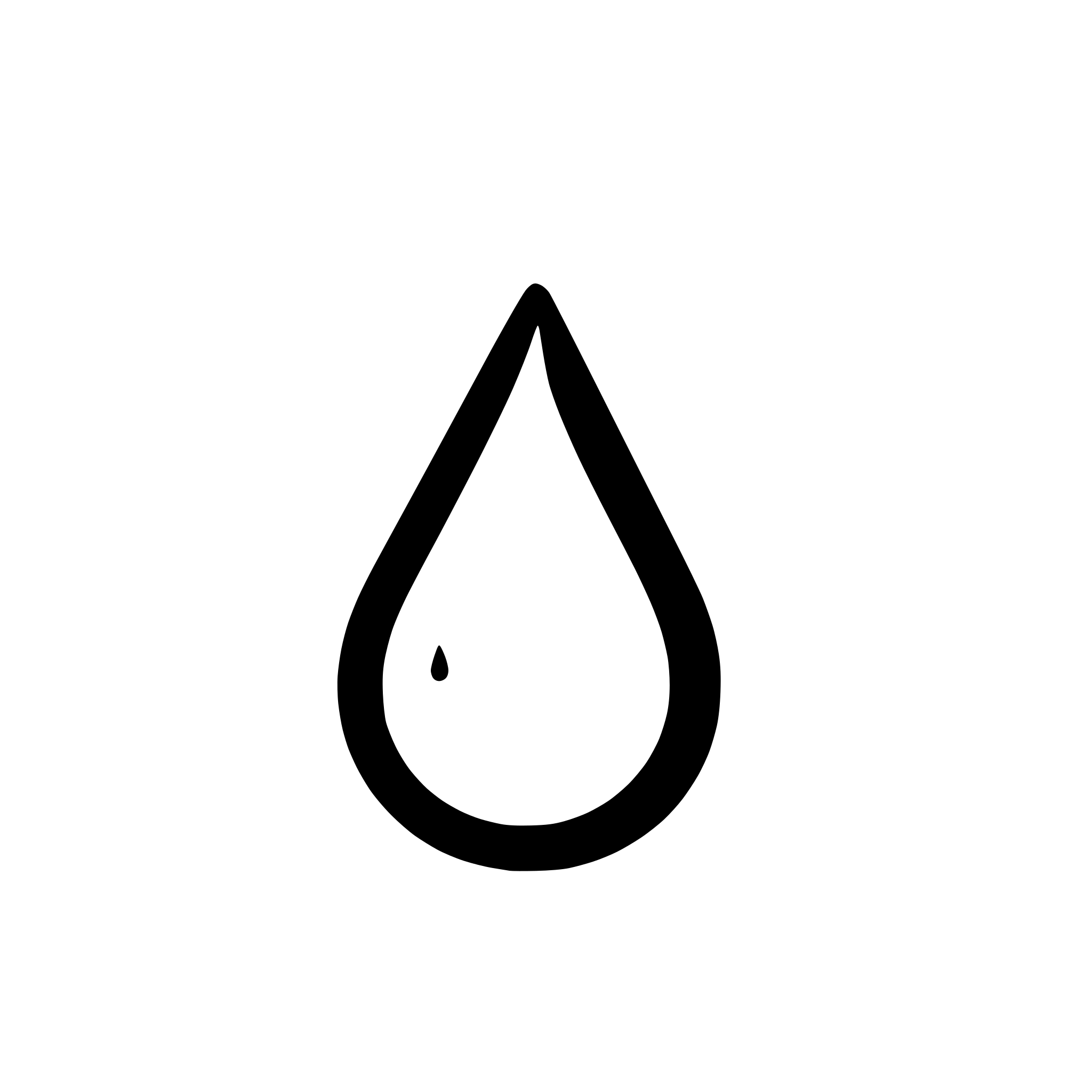AI-generated SVG of a drop of water