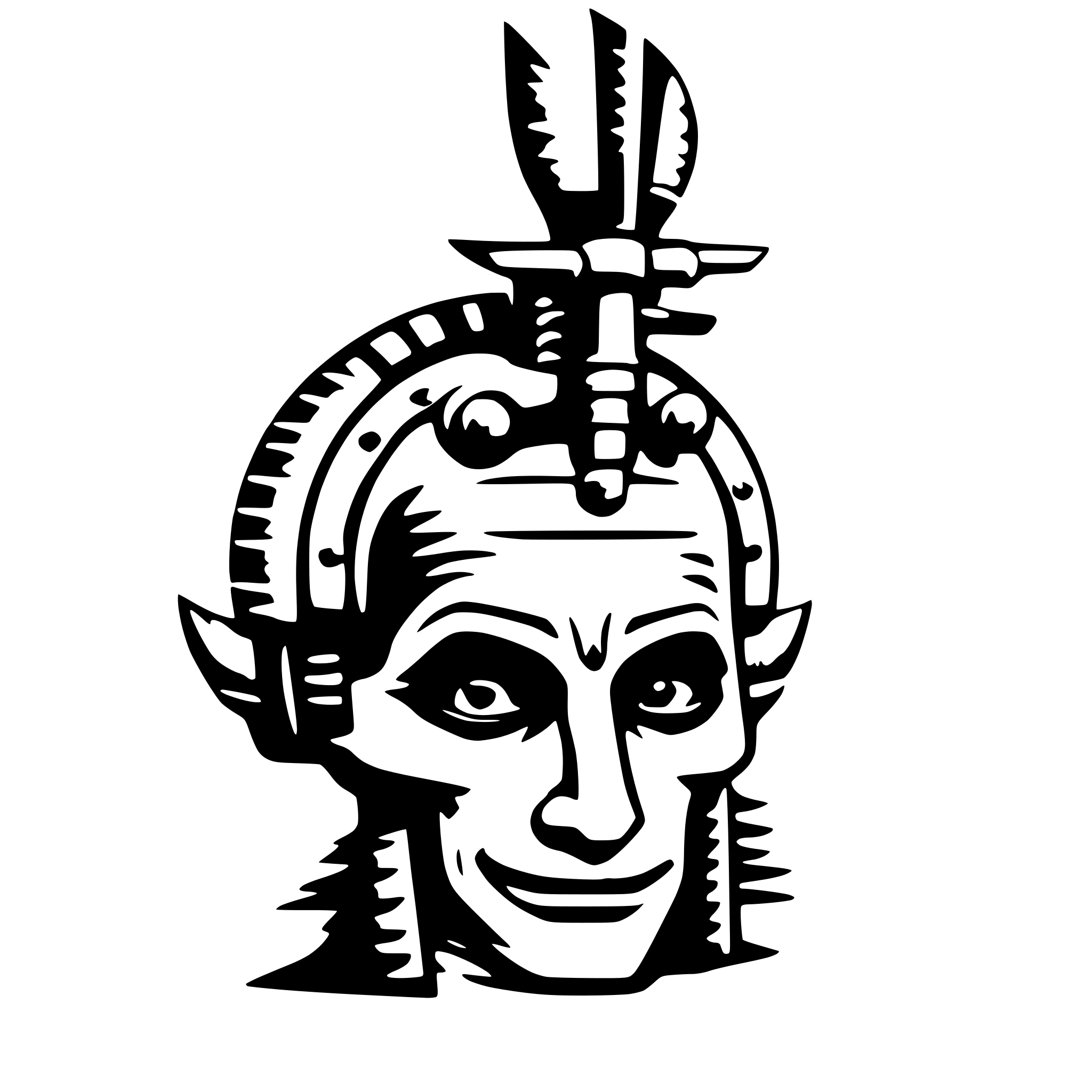 AI-generated SVG of 'old samaurai'