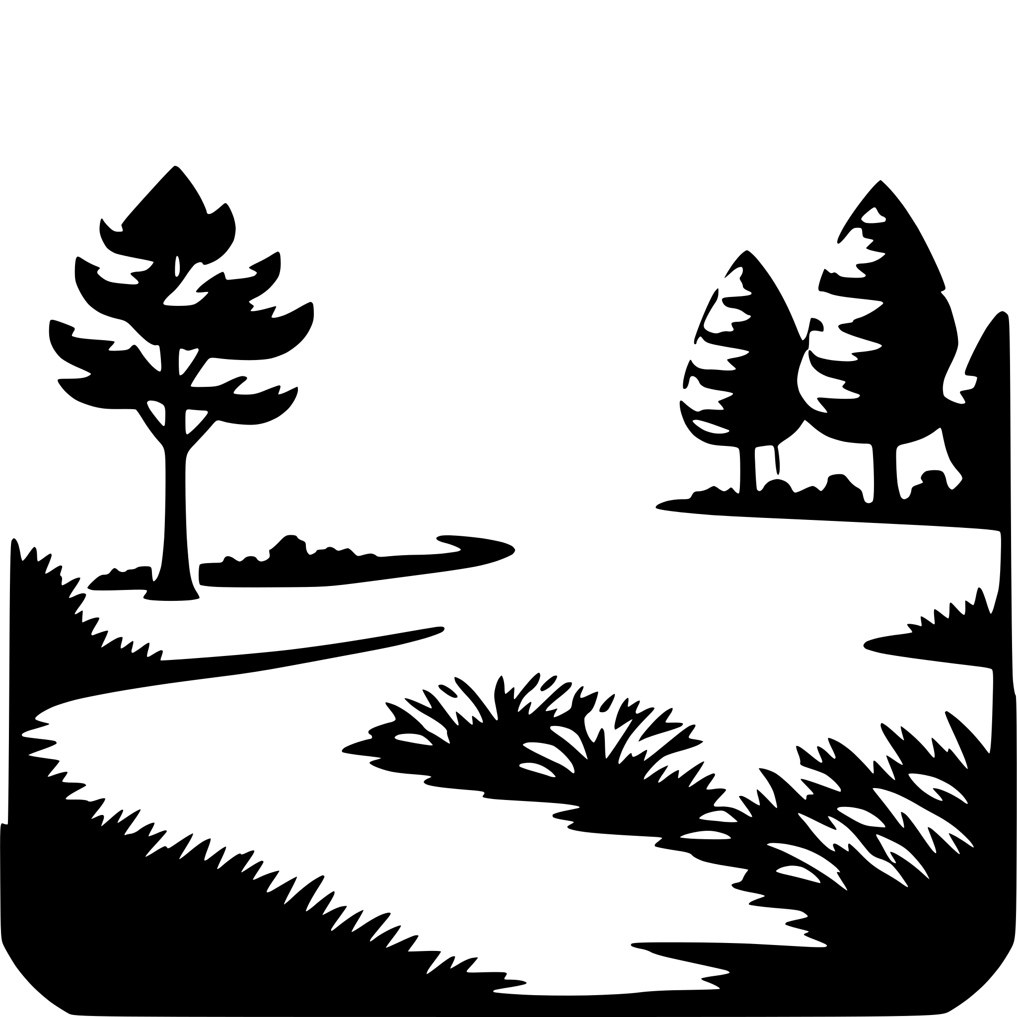 AI-generated SVG of 'nature scene'
