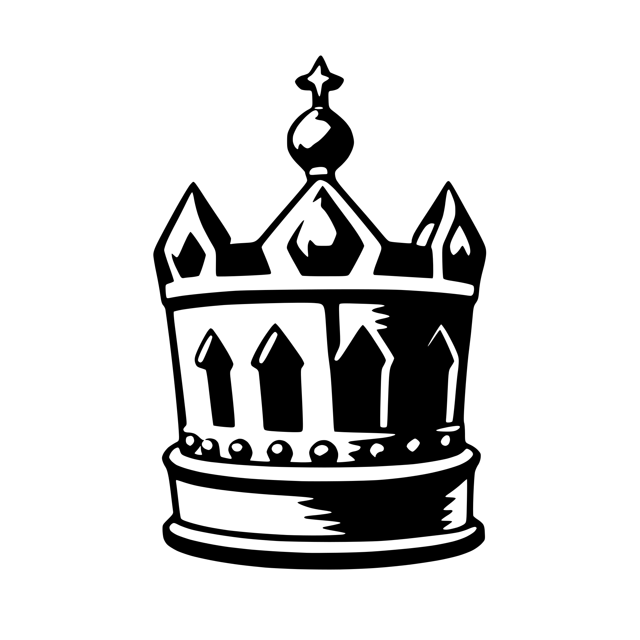 AI-generated SVG of a crown
