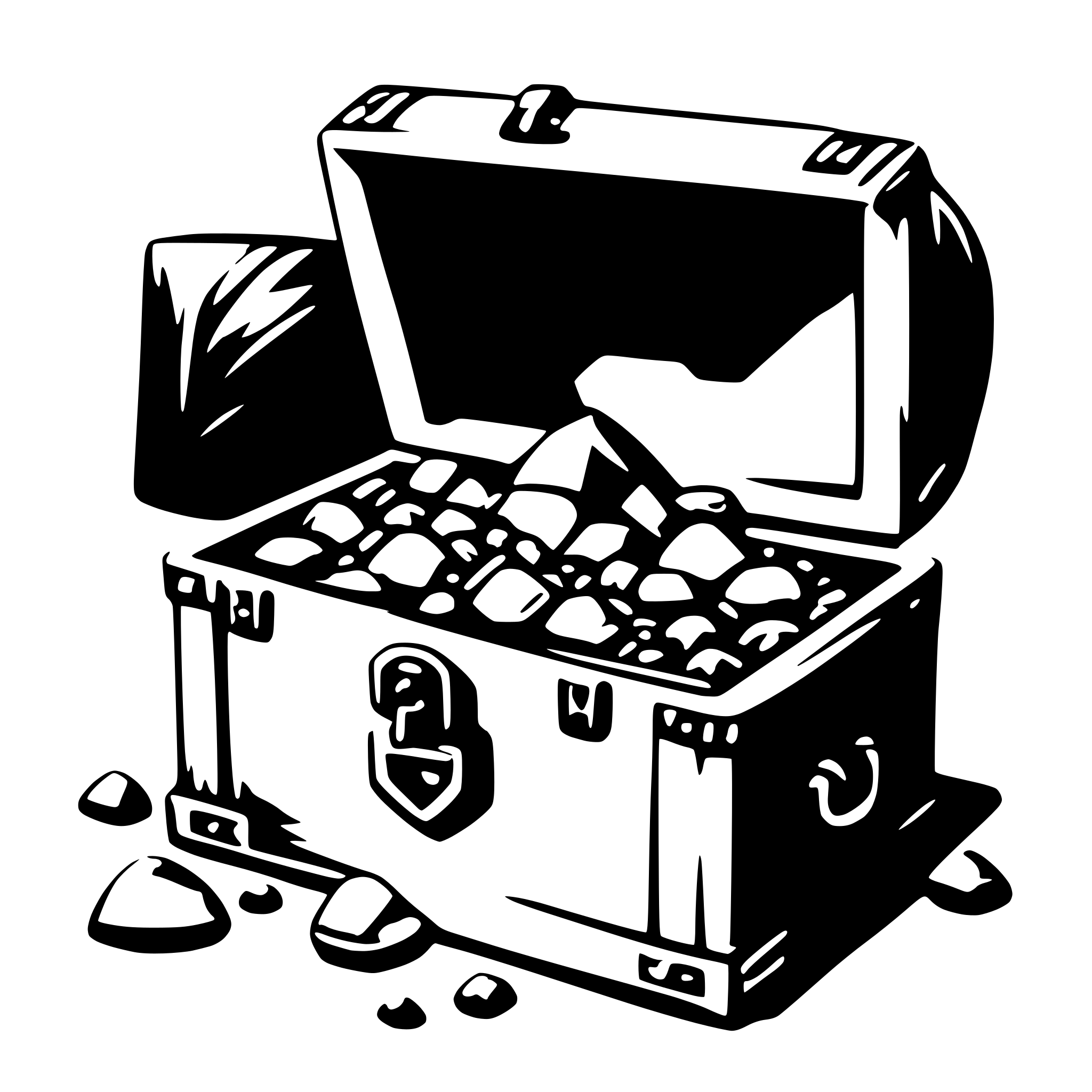 AI-generated SVG of a treasure