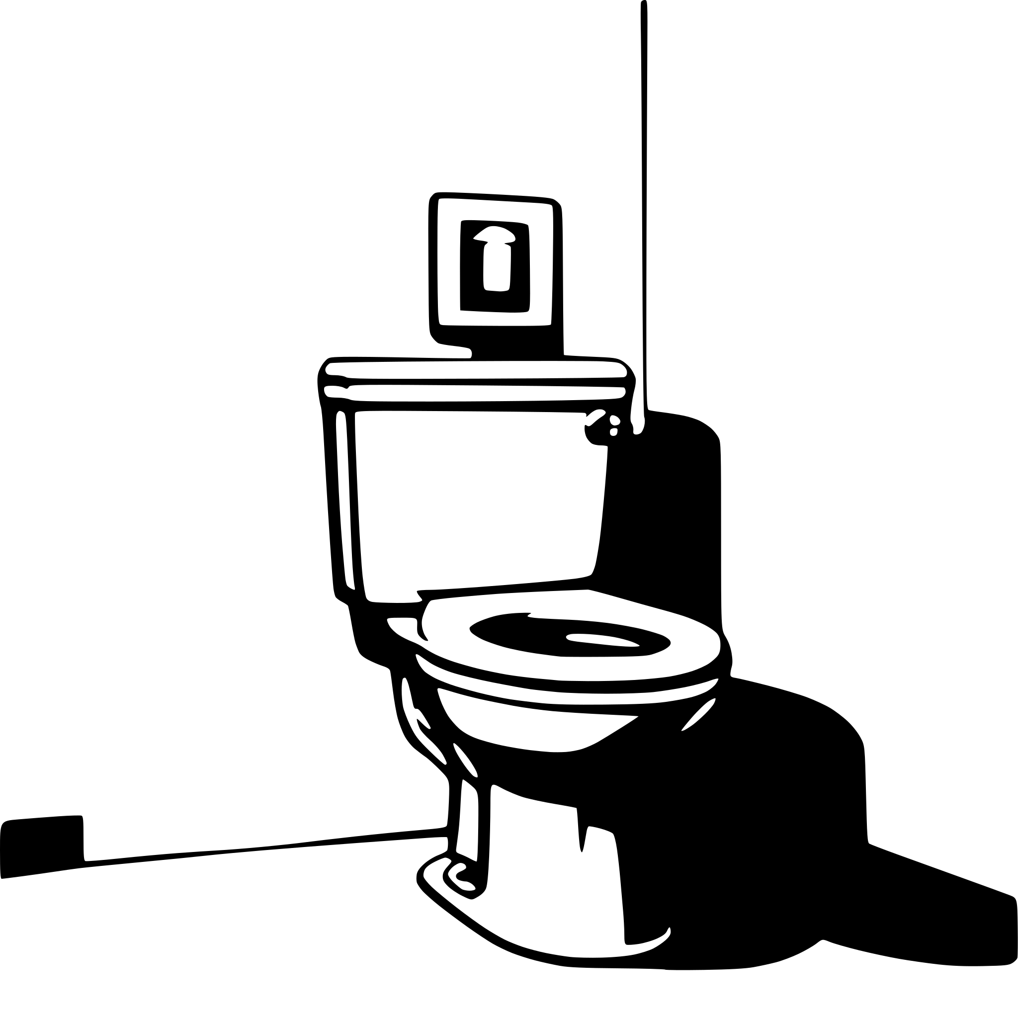 AI-generated SVG of a toilet