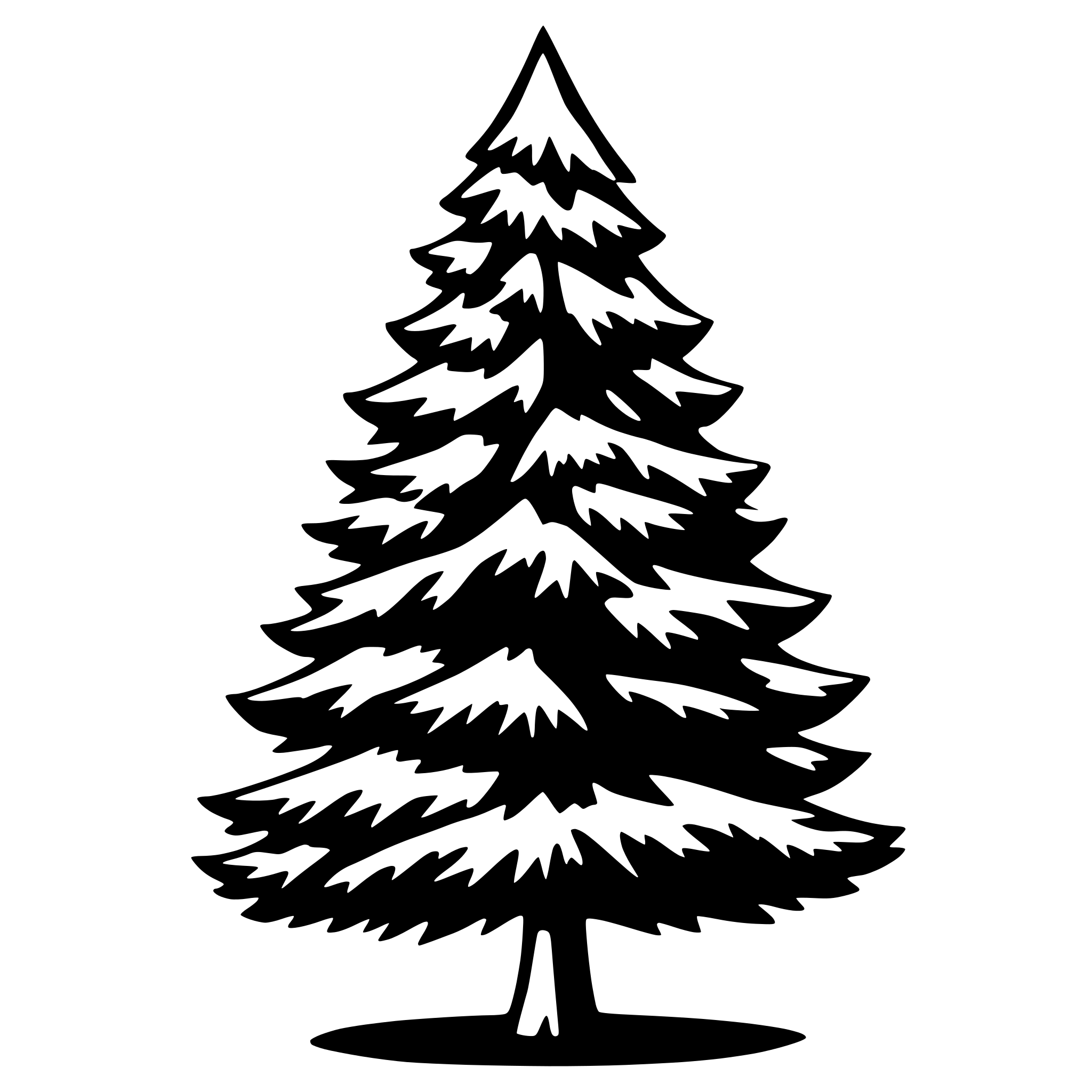 AI-generated SVG of a PINE TREE SIMPLE