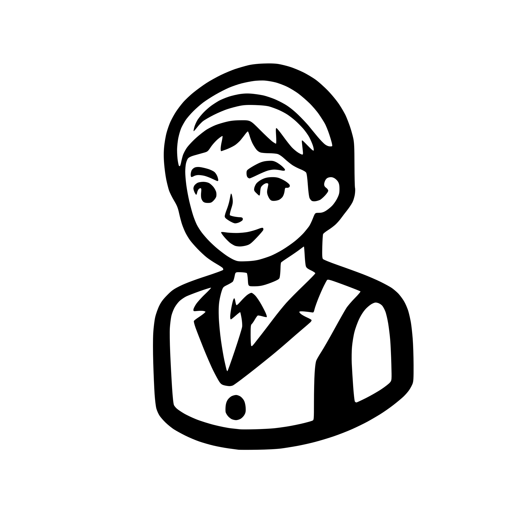 AI-generated SVG of a isometric icon of an IT person in a white fill color and blue outlines