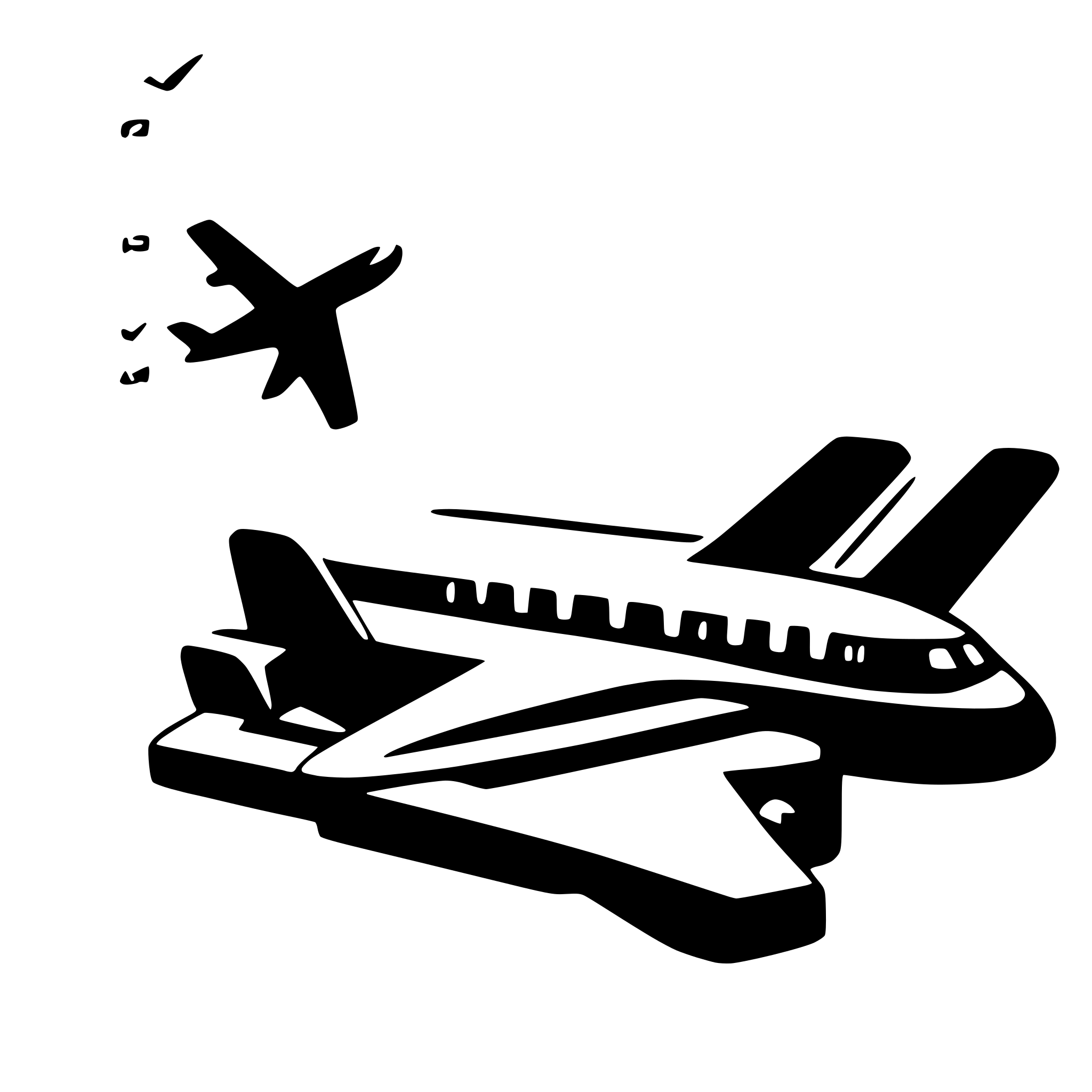 AI-generated SVG of a airplane checklist