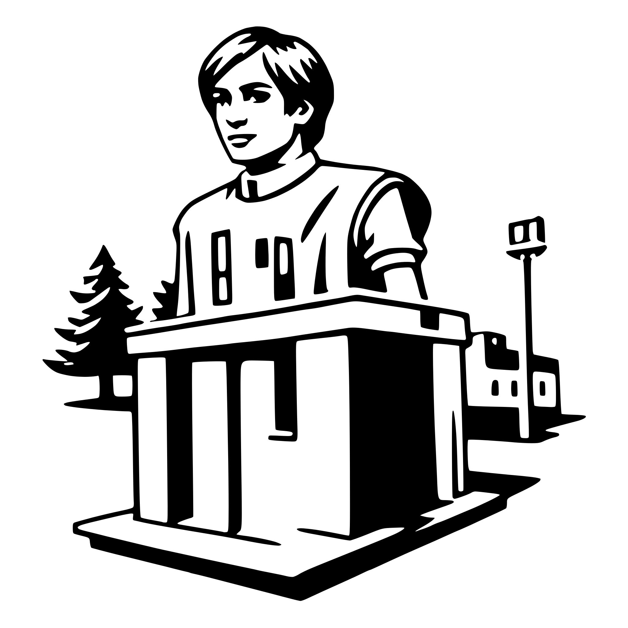 AI-generated SVG of 'architect'