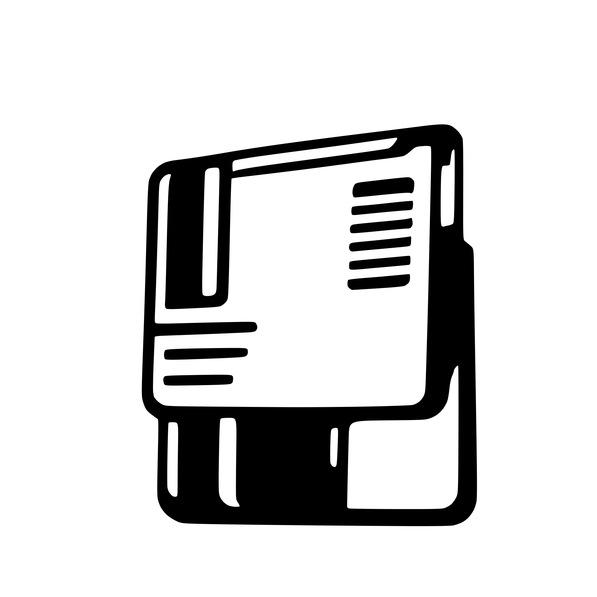 AI-generated SVG of a an icon of a stack of papers. minimalistic