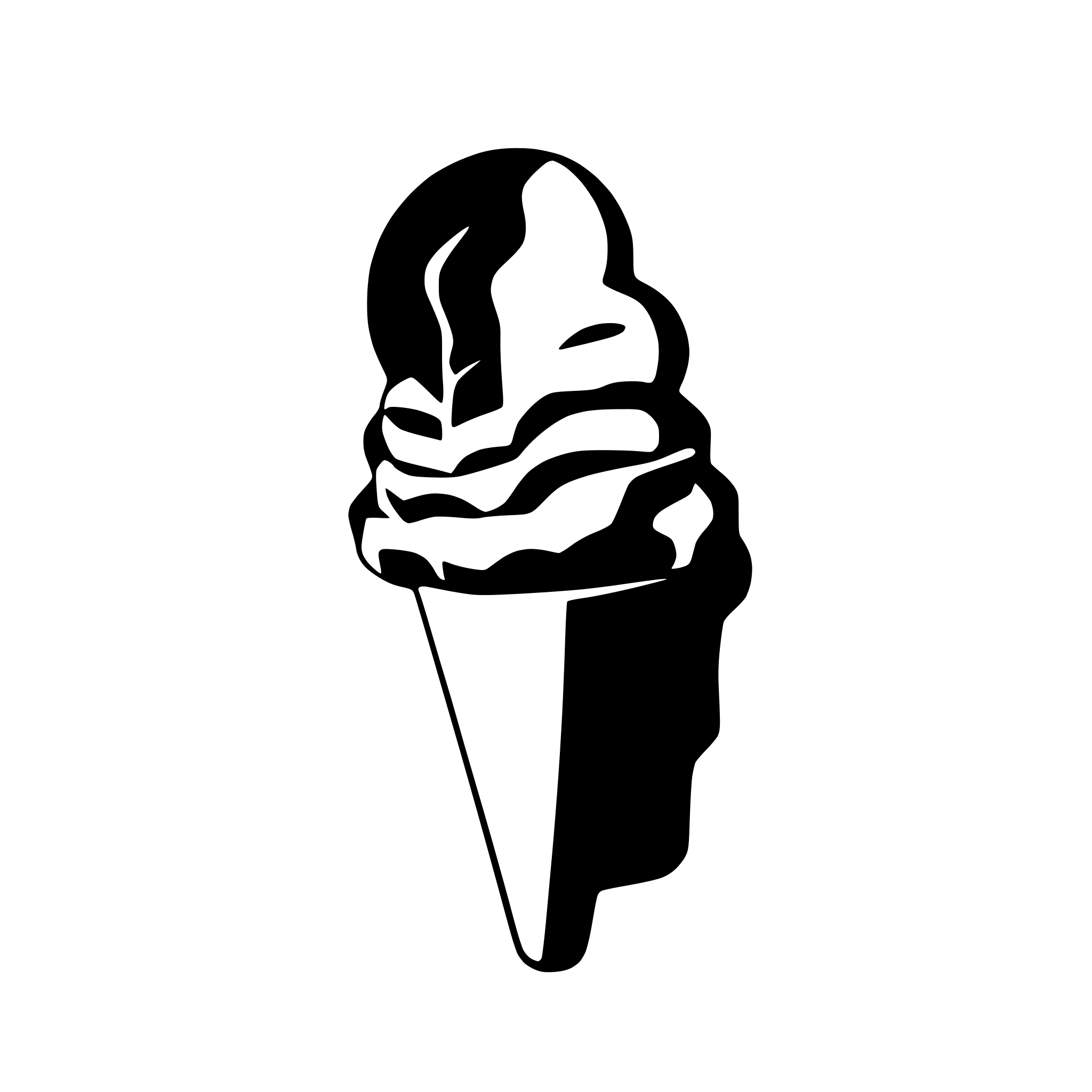 AI-generated SVG of a ice cream