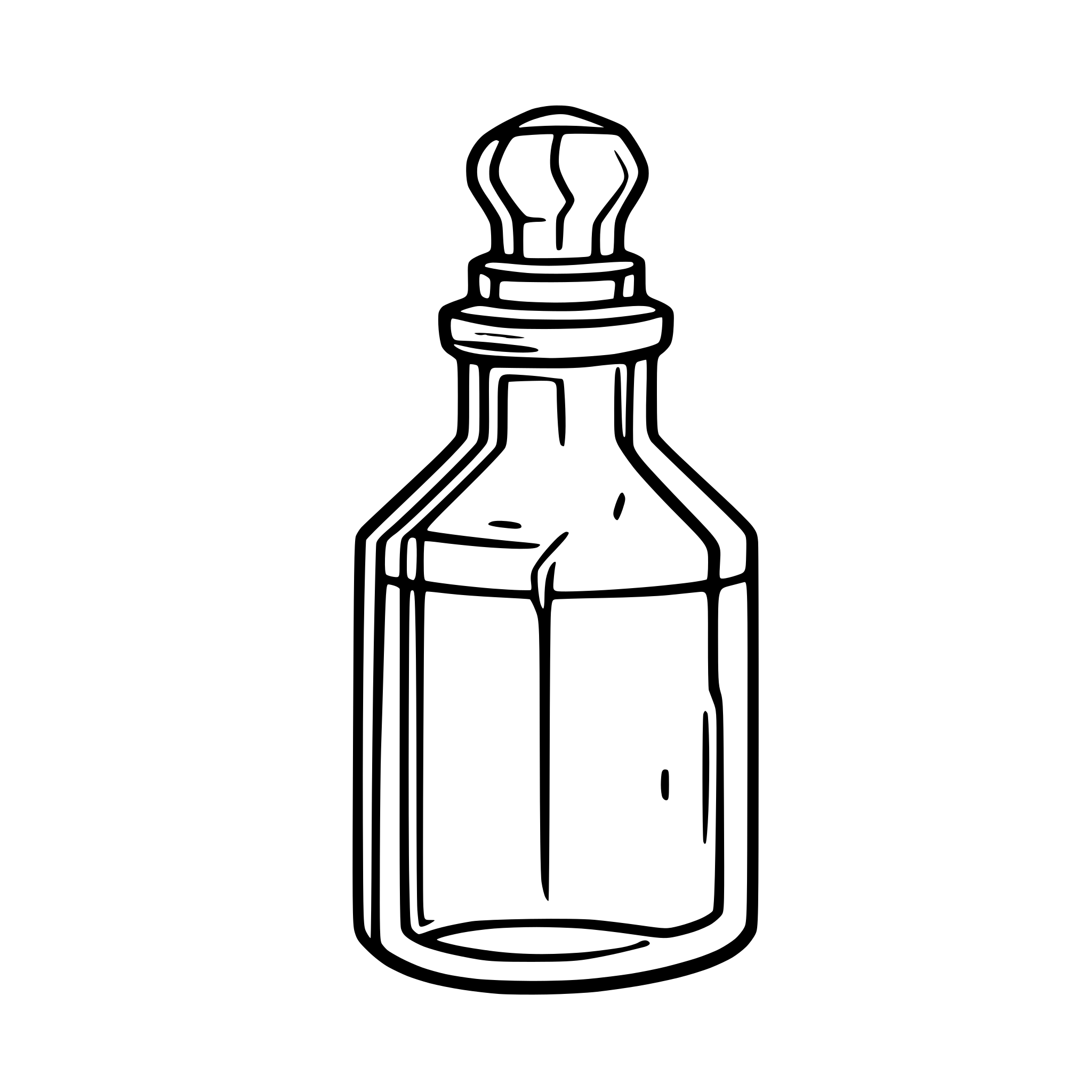 AI-generated SVG of a potion bottle