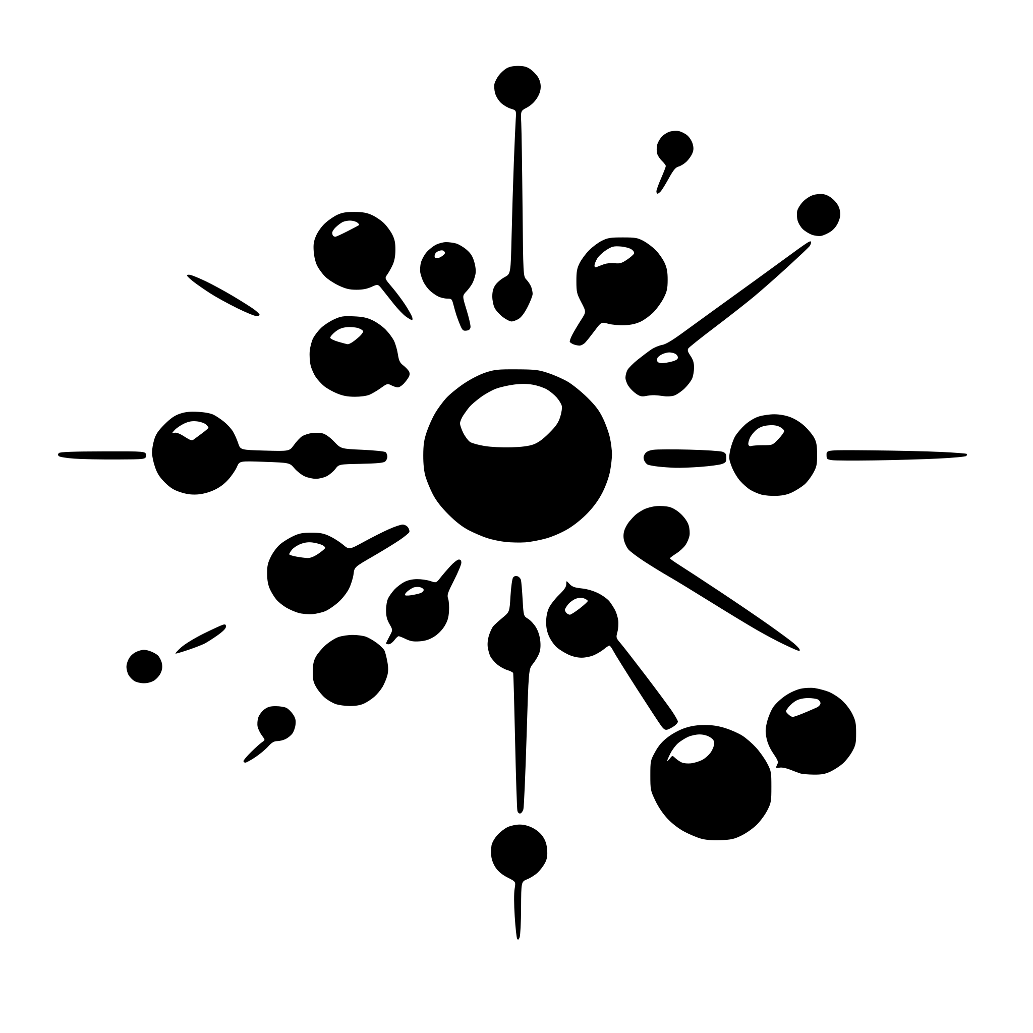AI-generated SVG of 'Atom particles'