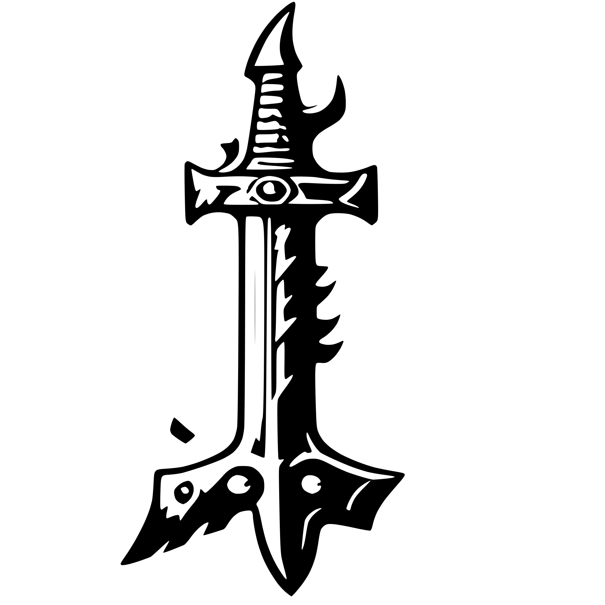 AI-generated SVG of 'warhammer weapon'
