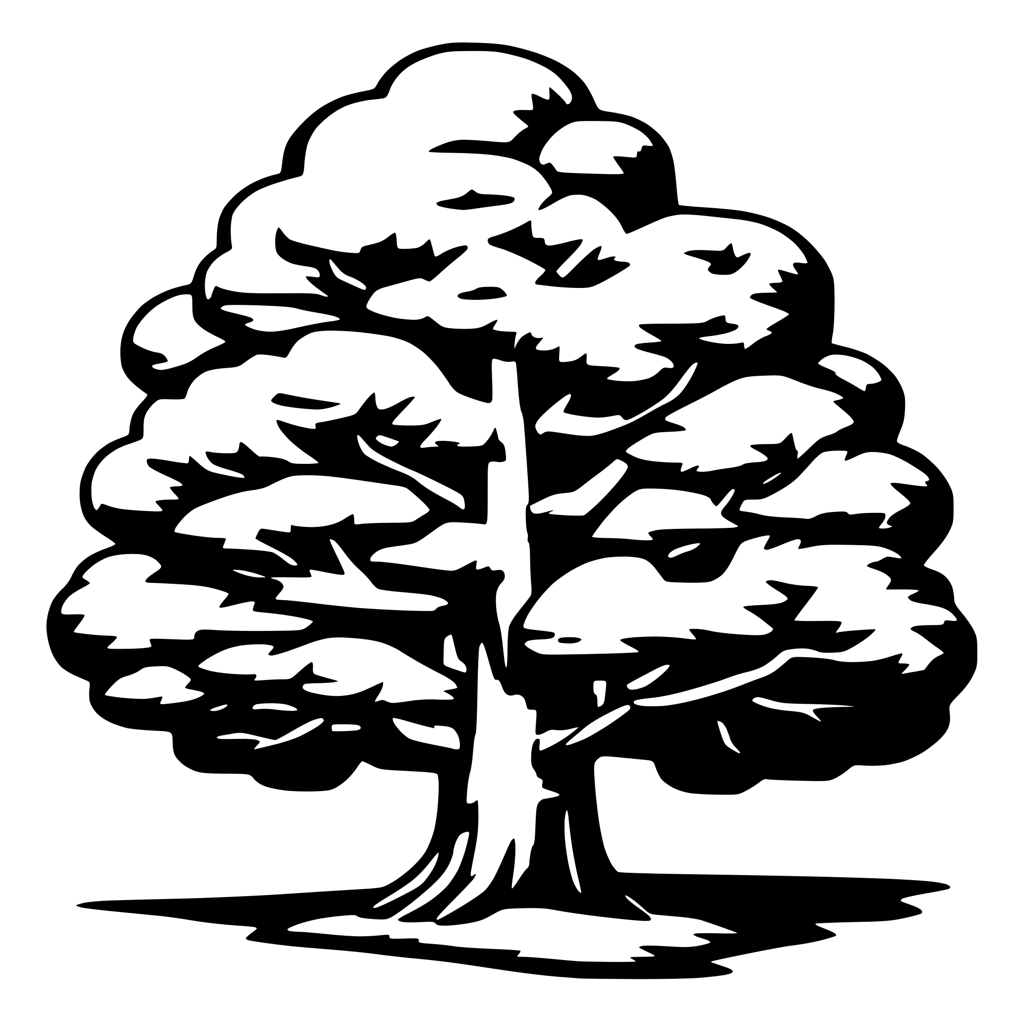 AI-generated SVG of 'dom tree'