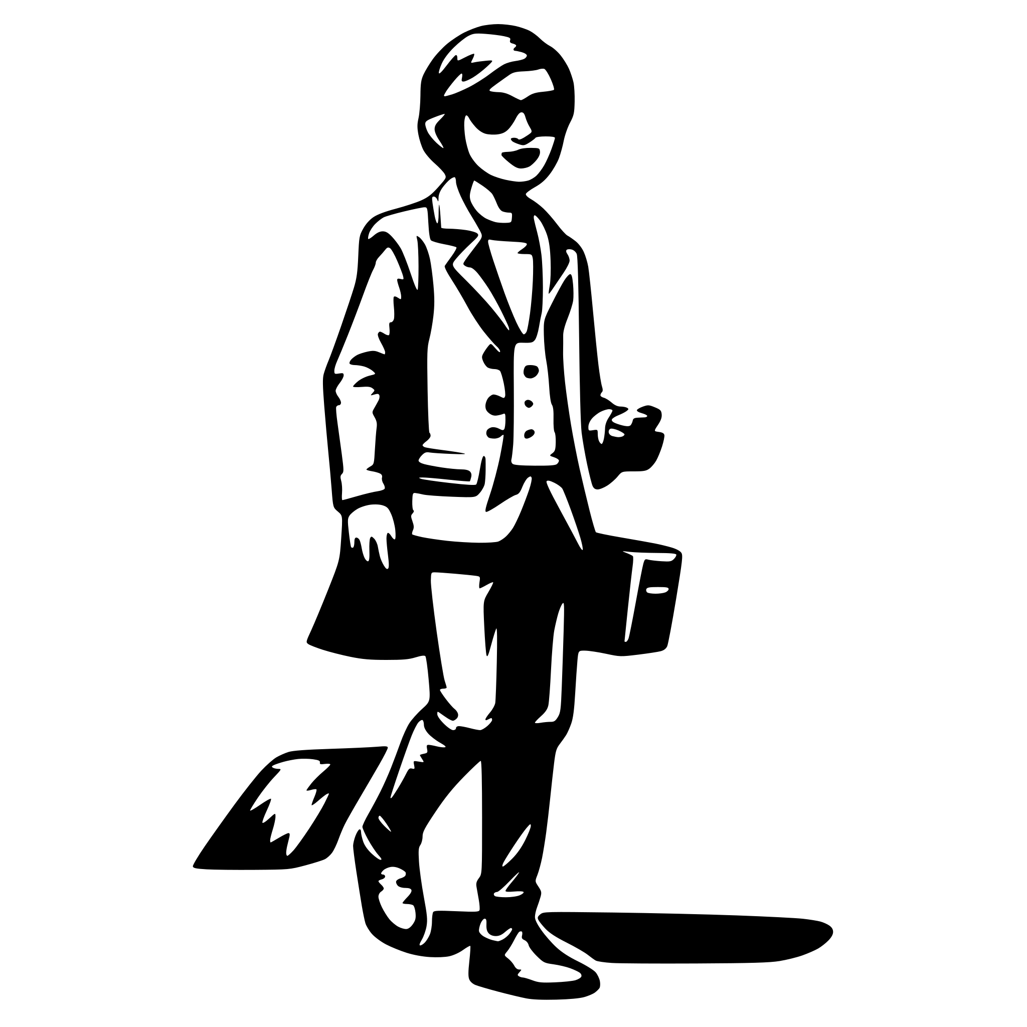 AI-generated SVG of 'messenger'