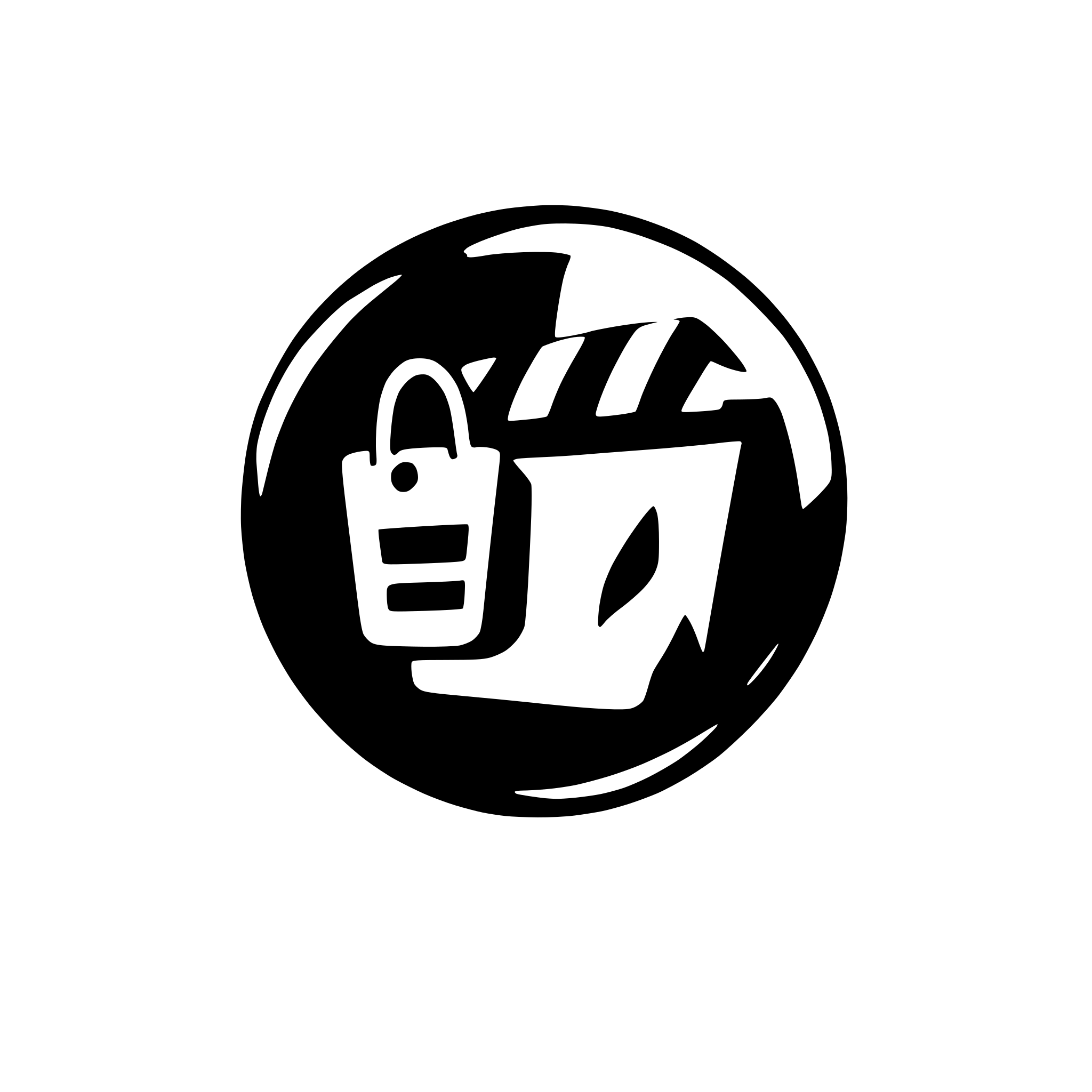 AI-generated SVG of a A icon set for a marketing app