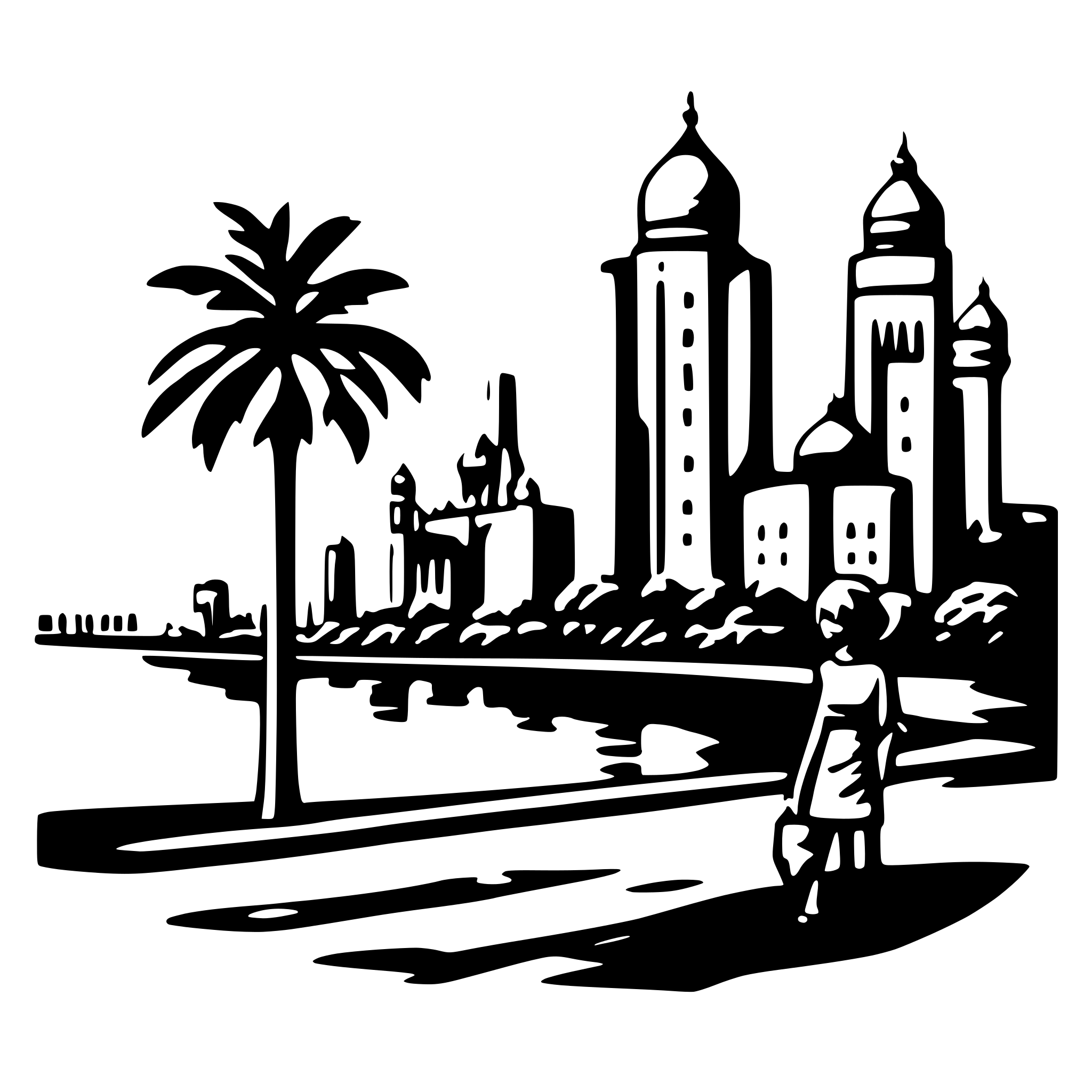 AI-generated SVG of a mumbai