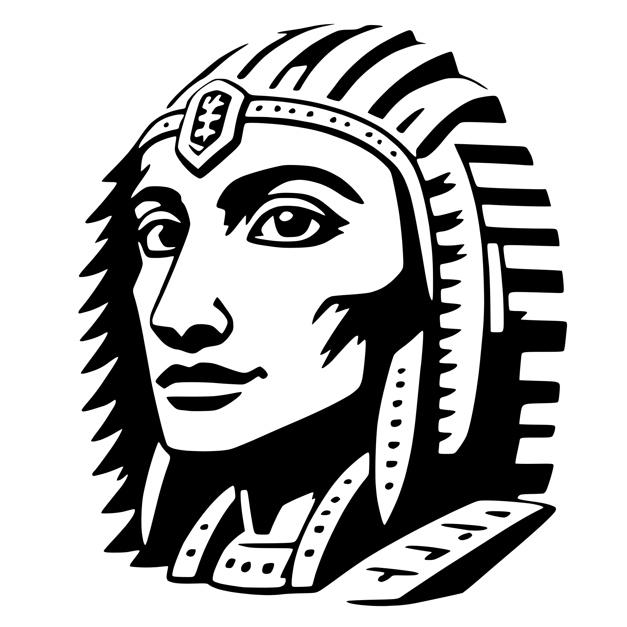AI-generated SVG of a kukulkan