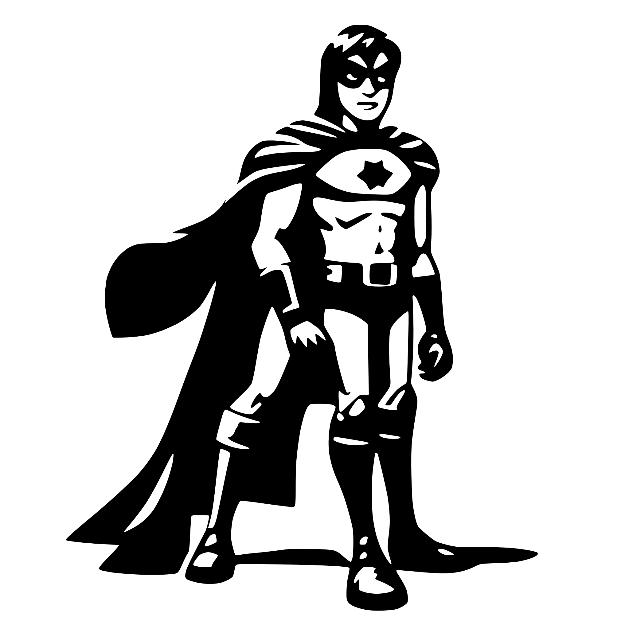 AI-generated SVG of 'superheros'