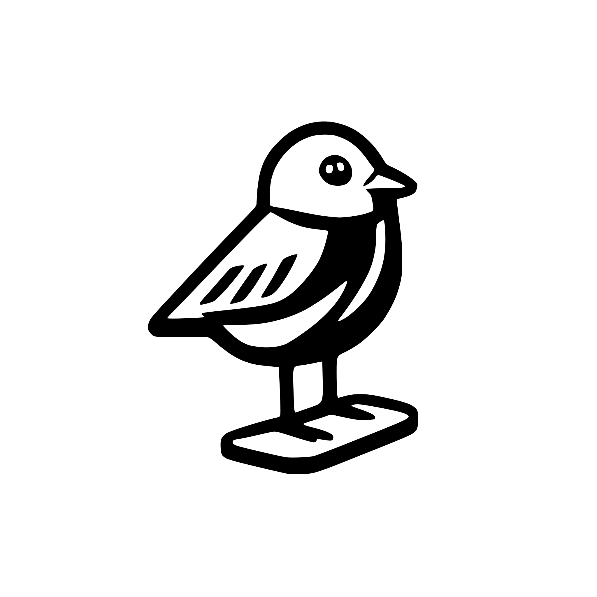 AI-generated SVG of 'bird icon'