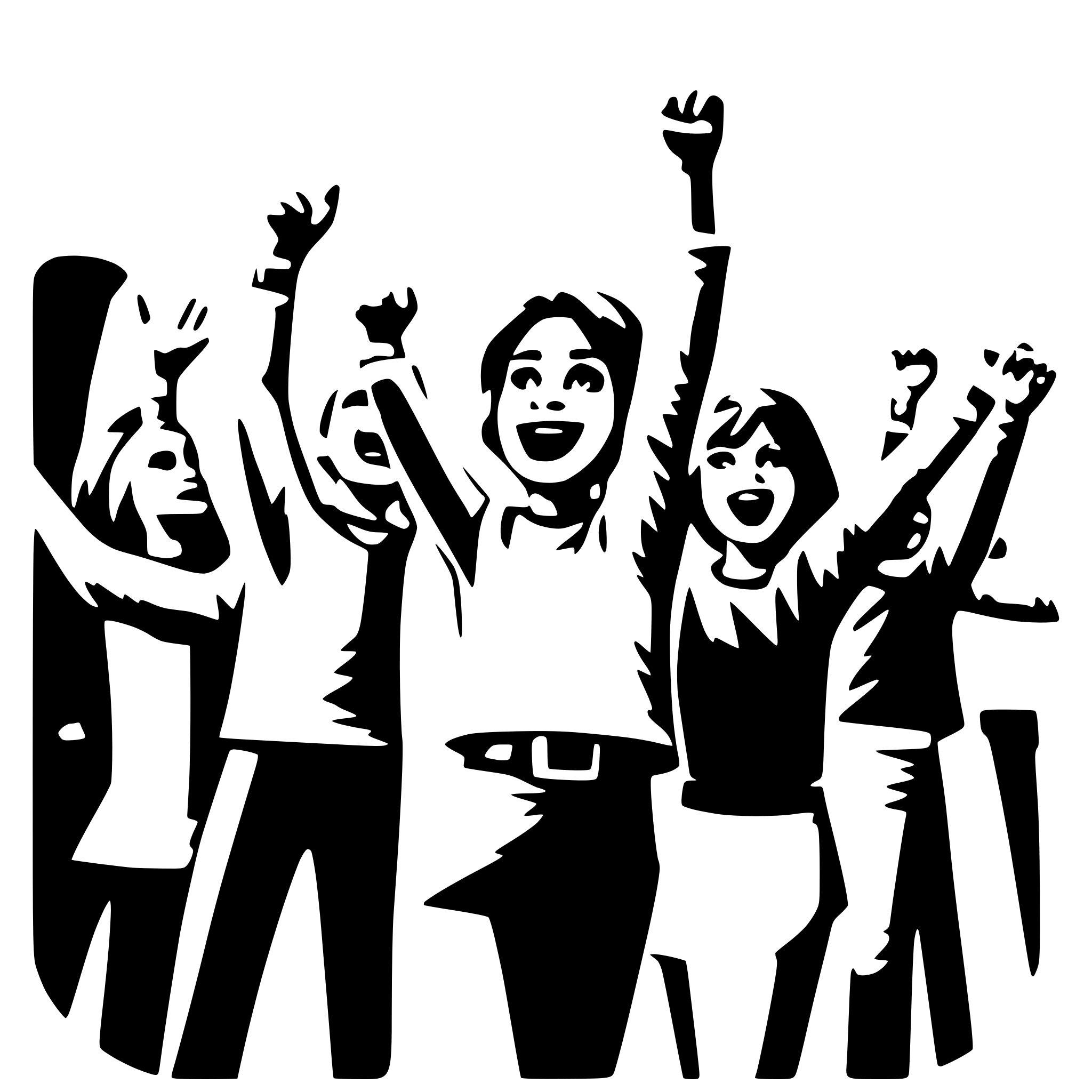 AI-generated SVG of 'people cheering'