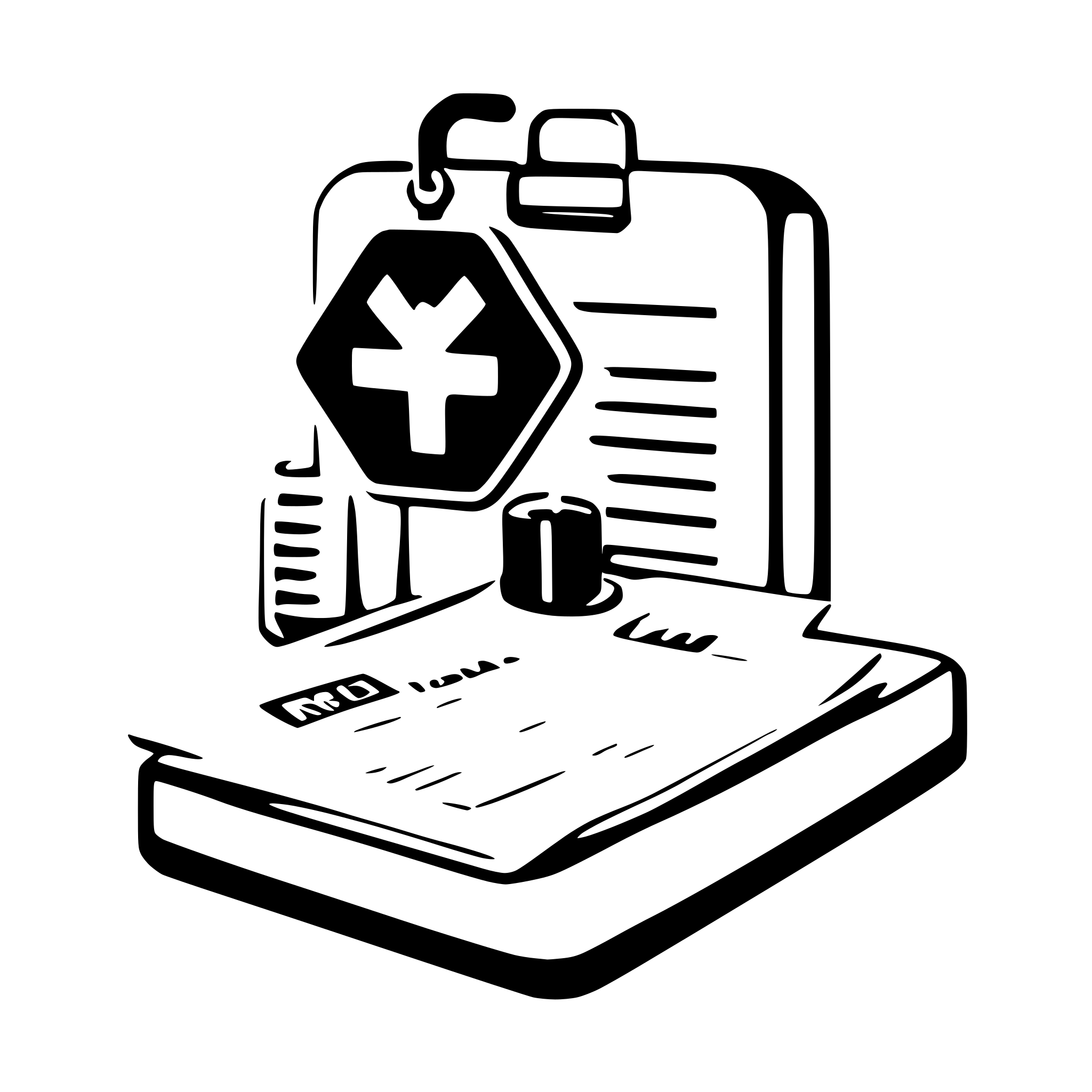 AI-generated SVG of 'medical note'