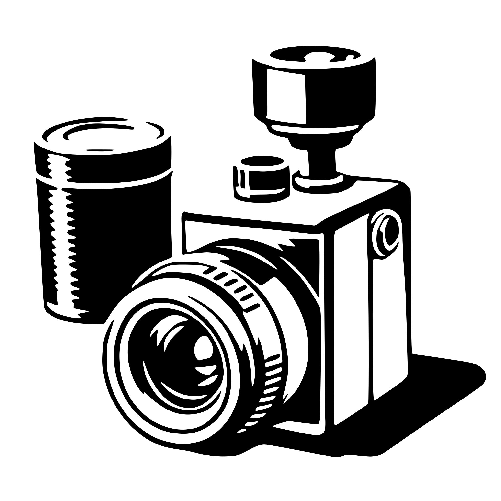 AI-generated SVG of 'camera'