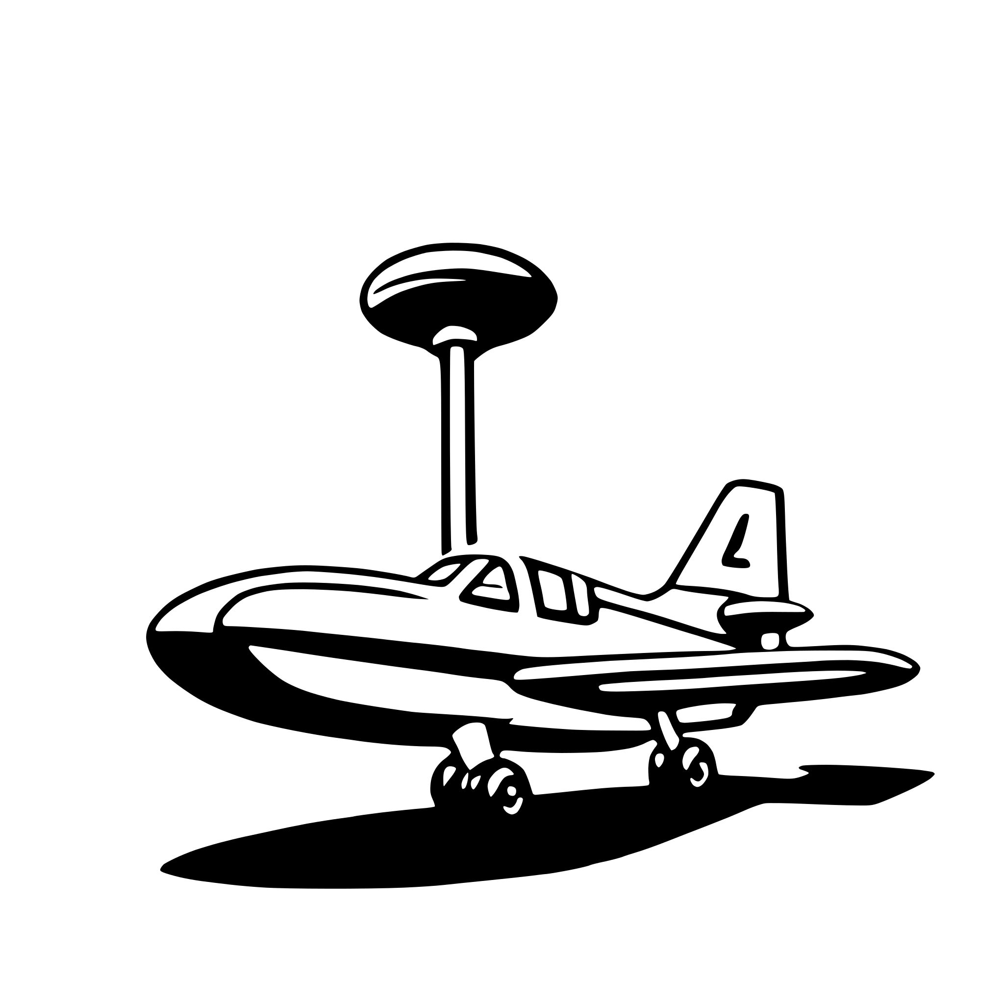 AI-generated SVG of a light aircraft