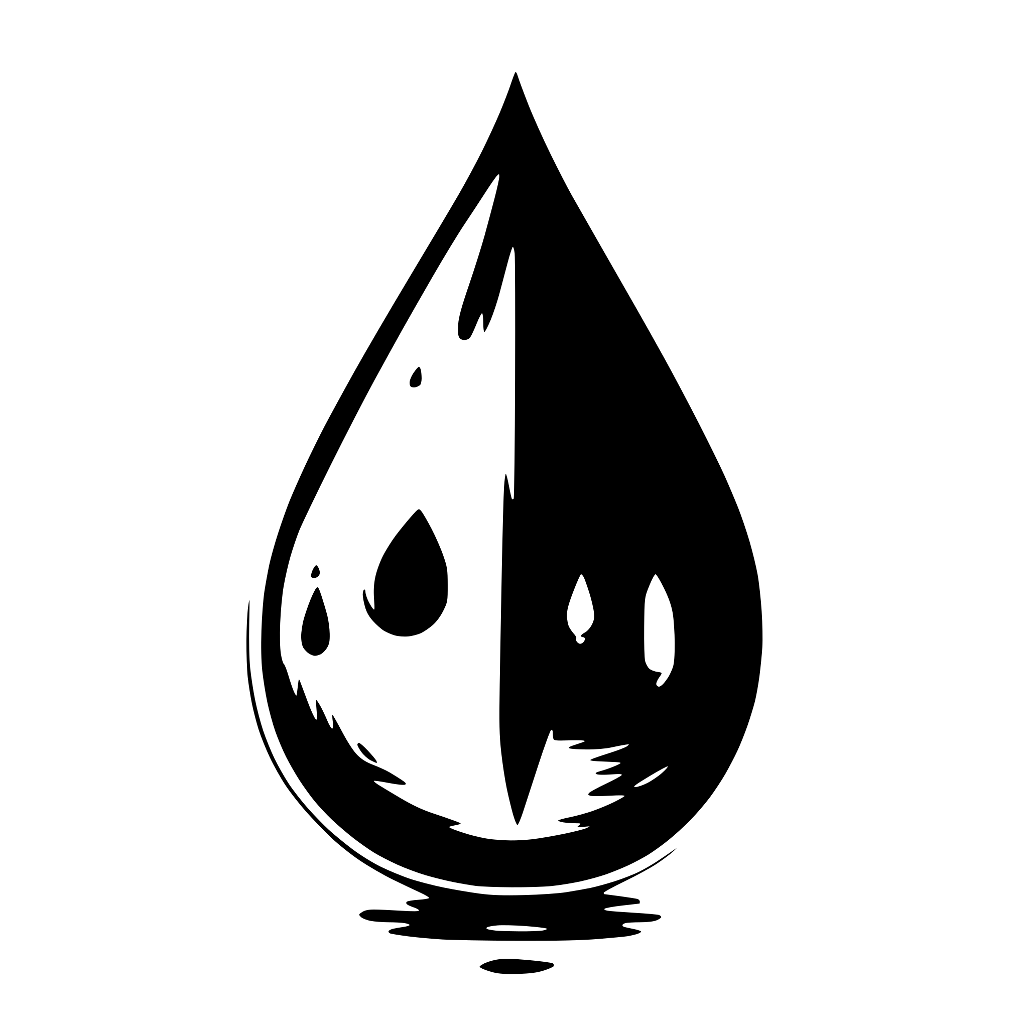AI-generated SVG of a Blood drop