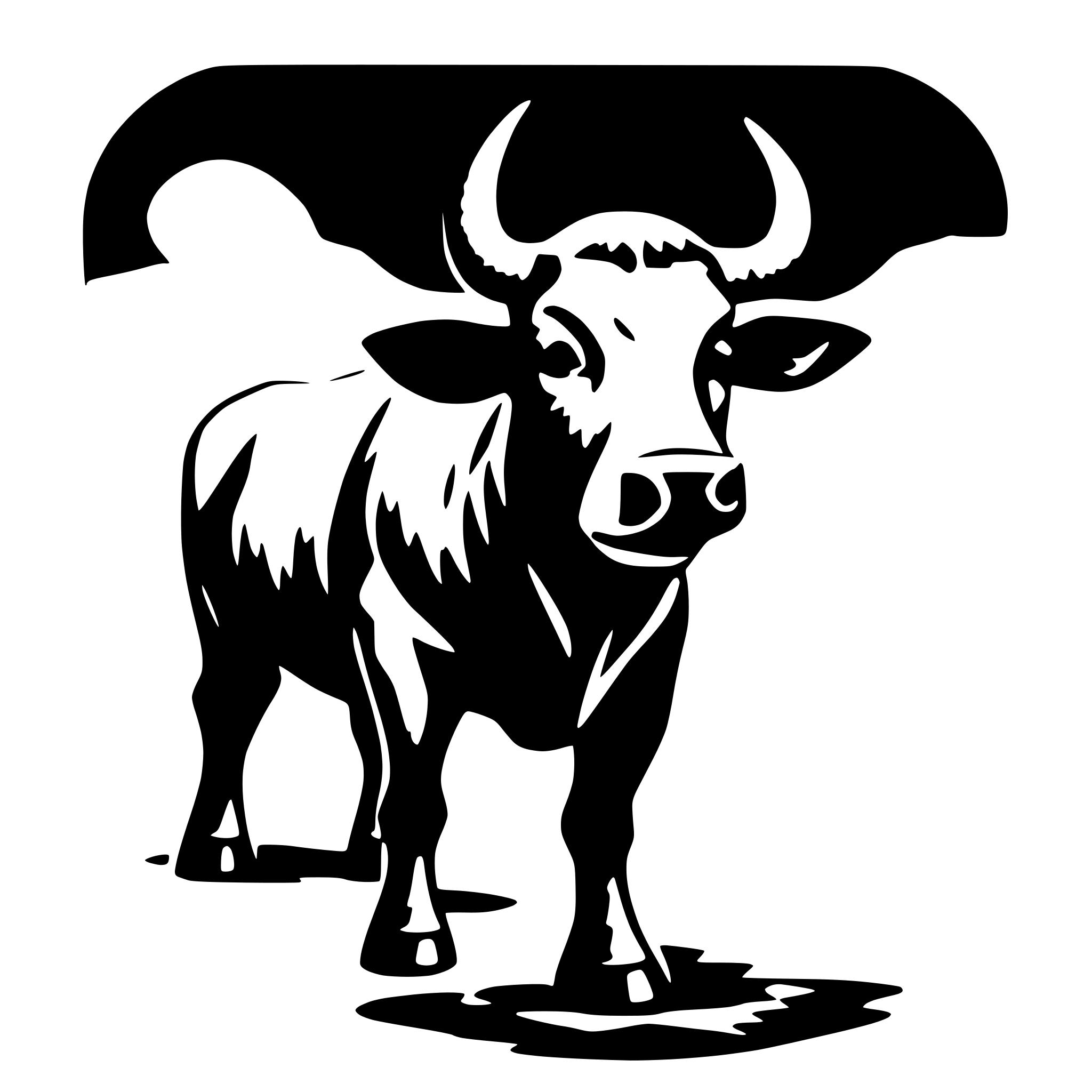 AI-generated SVG of 'Old ox'