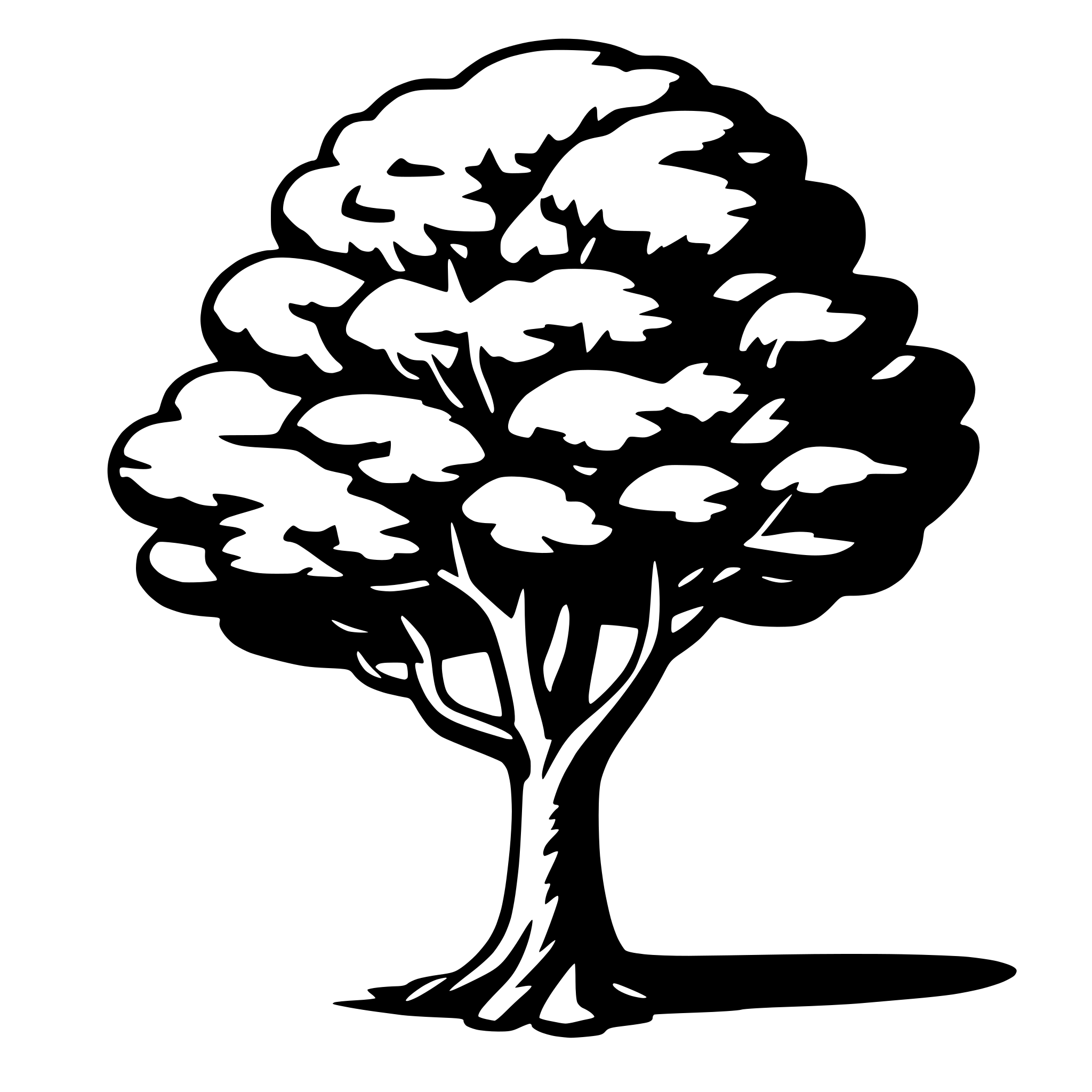 AI-generated SVG of a tree