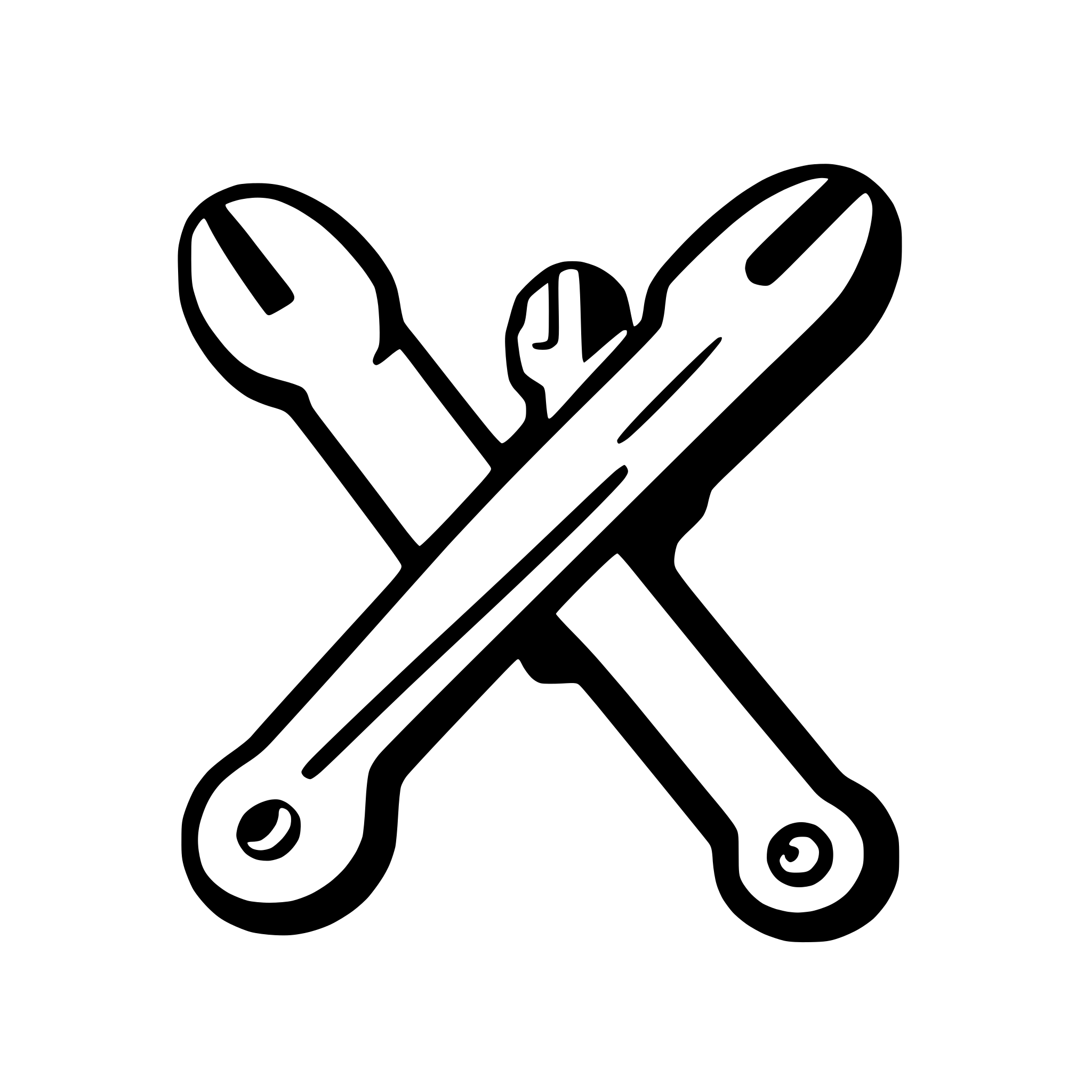AI-generated SVG of 'wrench and screwdriver crossed'