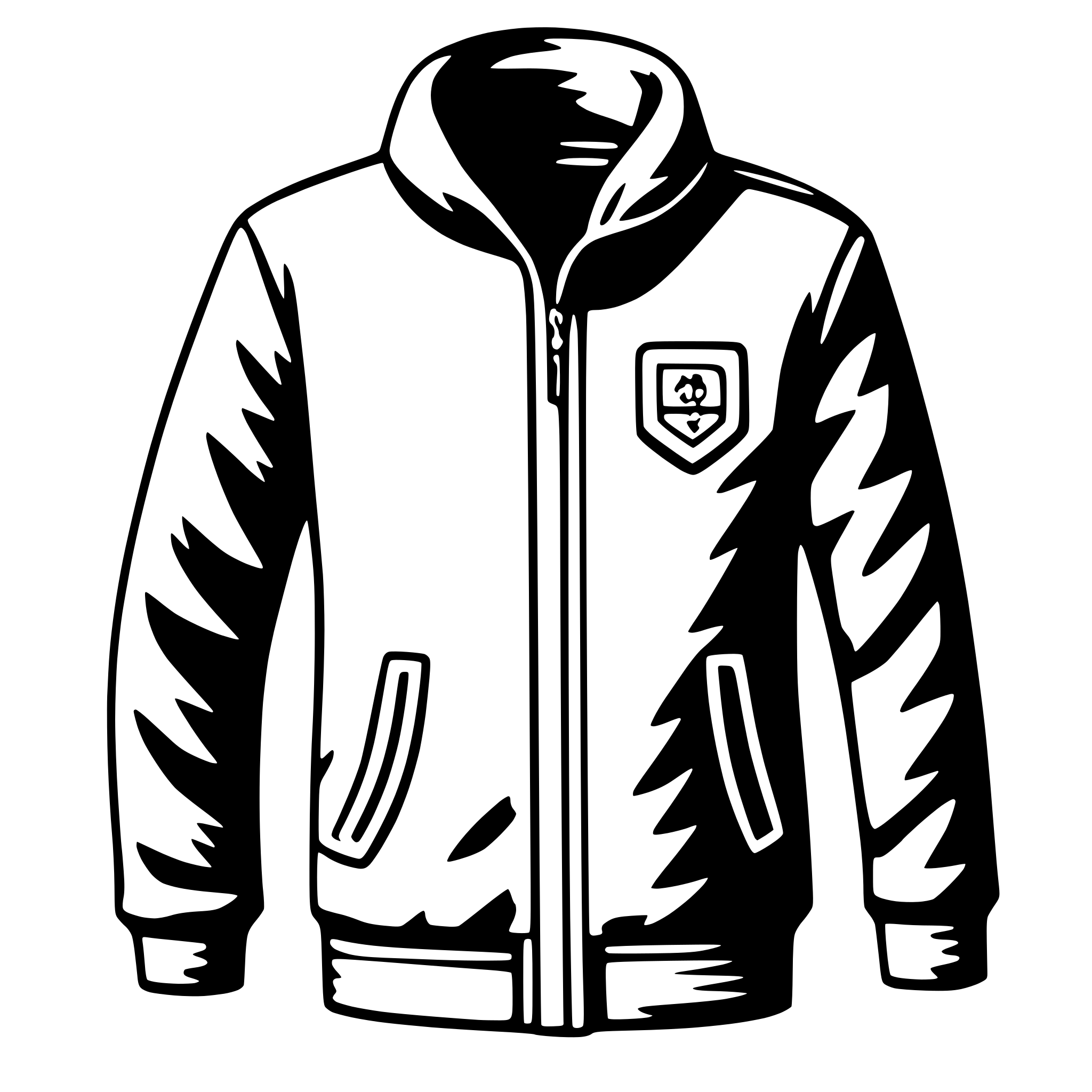 AI-generated SVG of a jacket