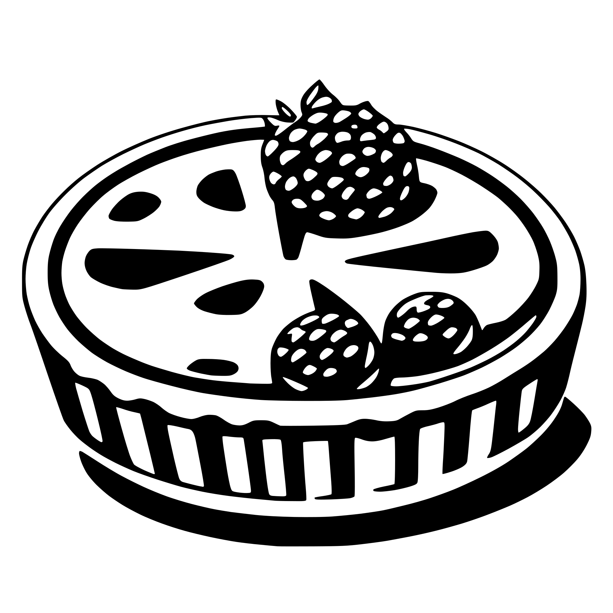 AI-generated SVG of a tart