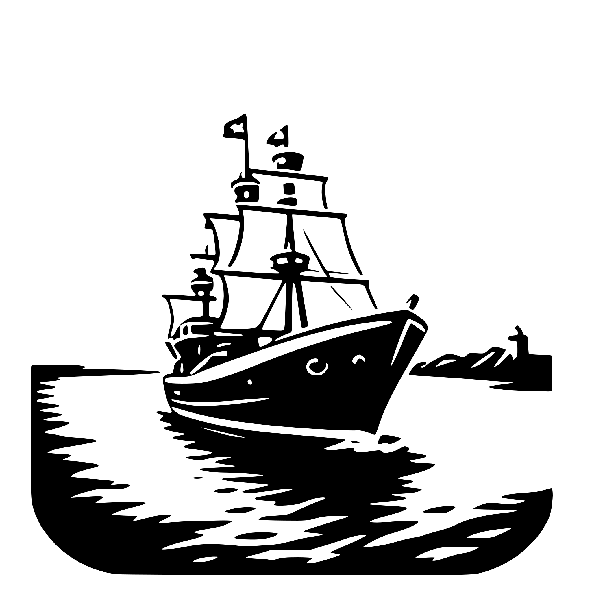 AI-generated SVG of 'ship'
