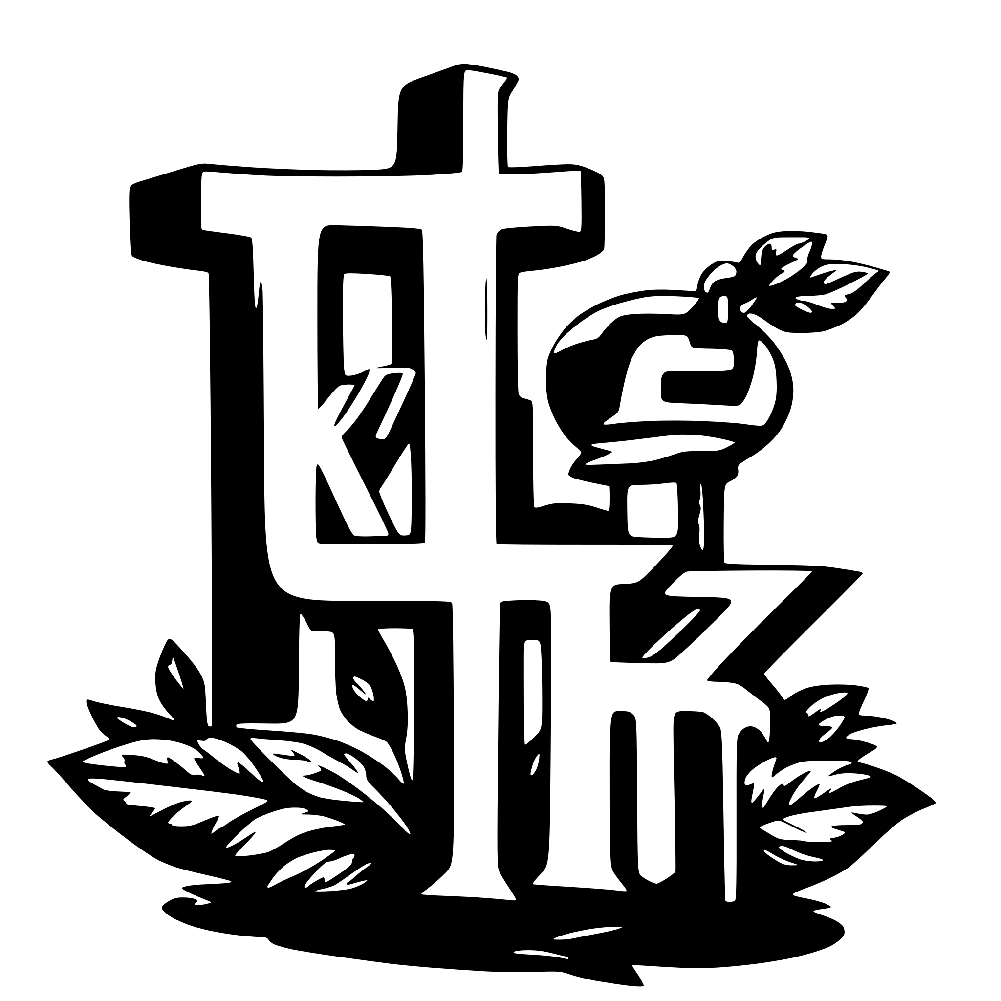 AI-generated SVG of a the word "koffain"
