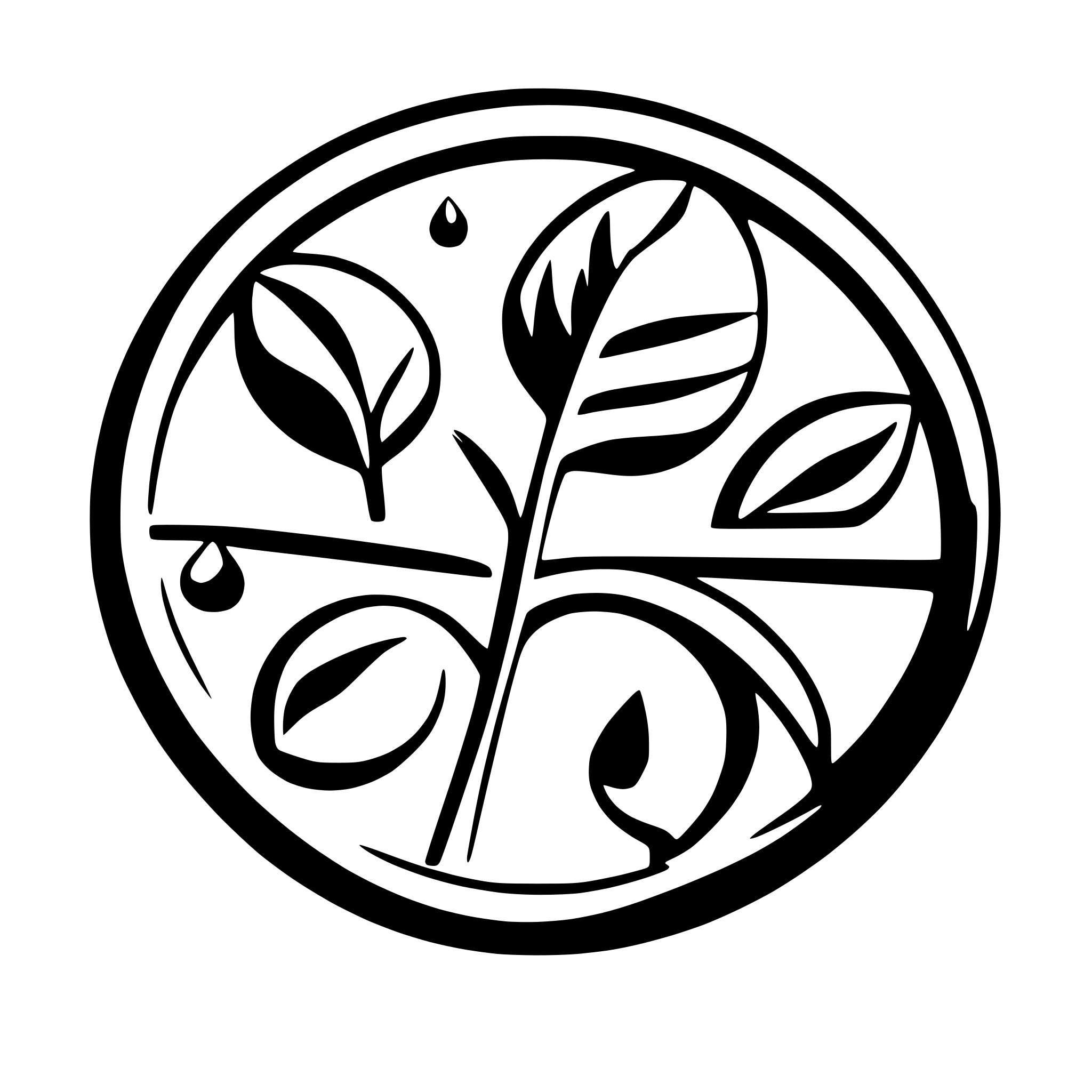 AI-generated SVG of a sXLauncher logo circle